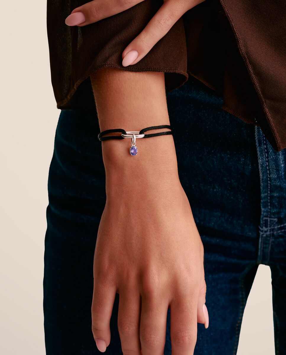 Símbolo charm piedra de nacimiento febrero connect de plata - Thomas Sabo - Violeta Violeta-4
