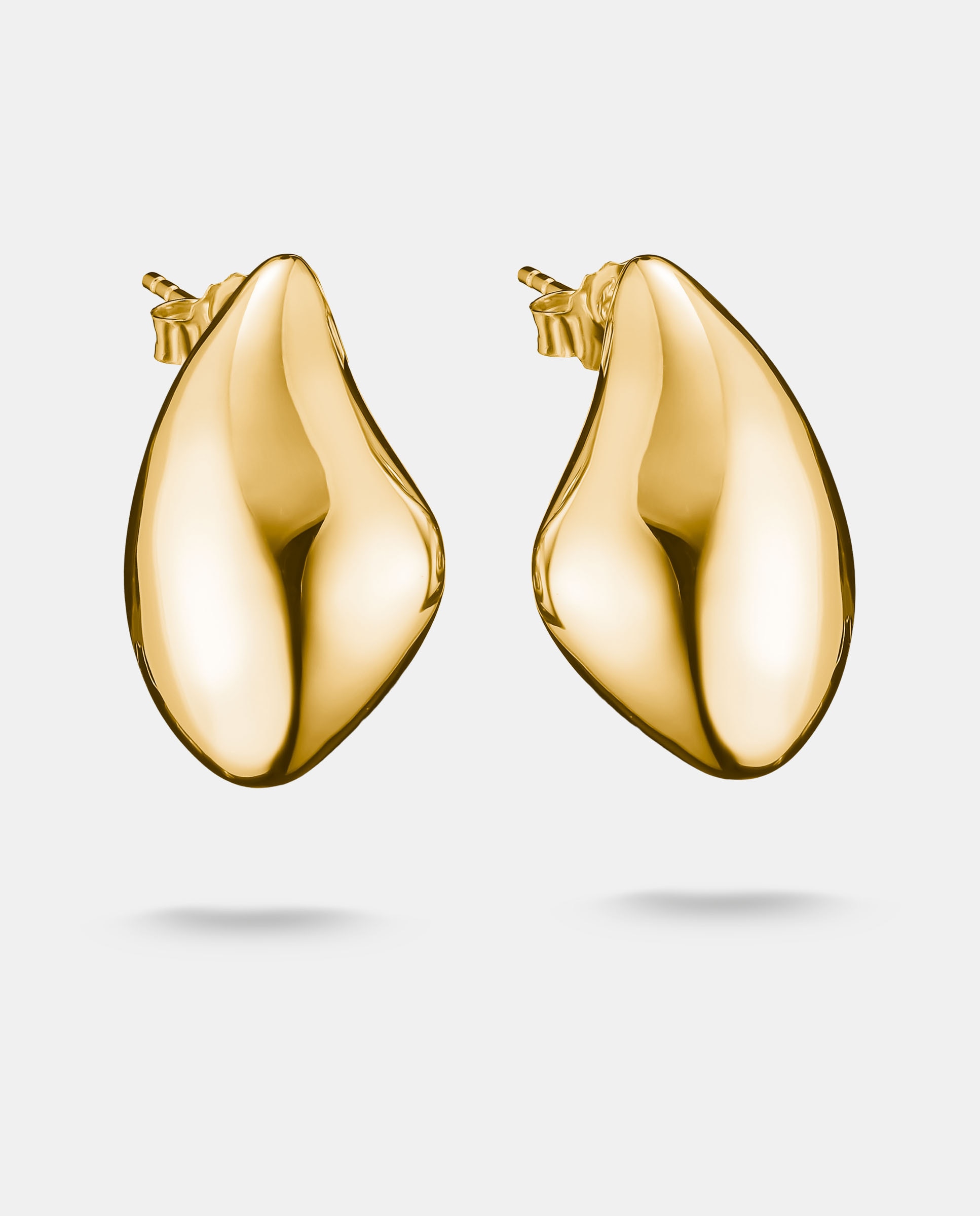 Imagen 0 de Pendientes en forma de gota Oro