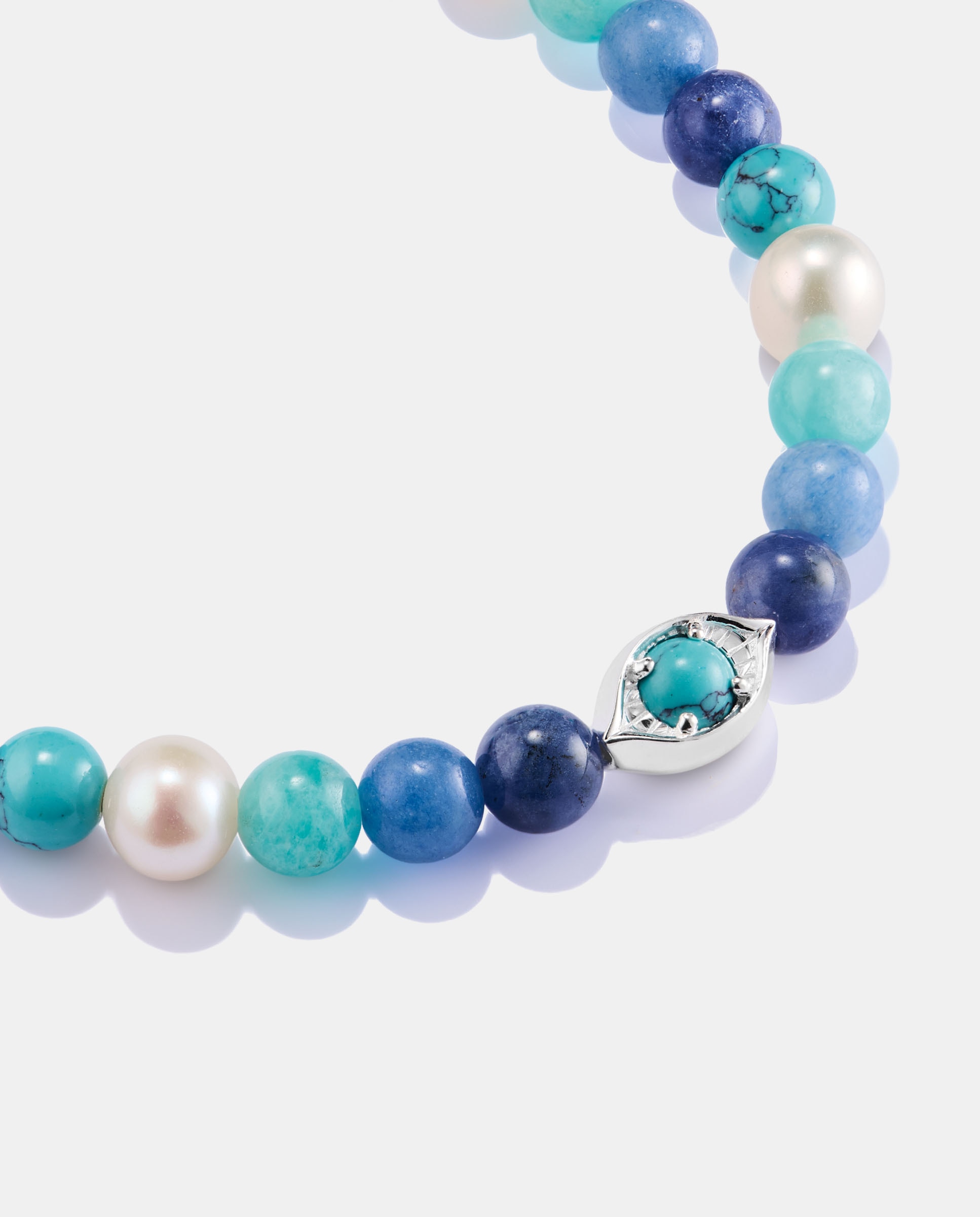 Pulsera con perlas y piedras multicolores - Thomas Sabo - Azul Azul-2