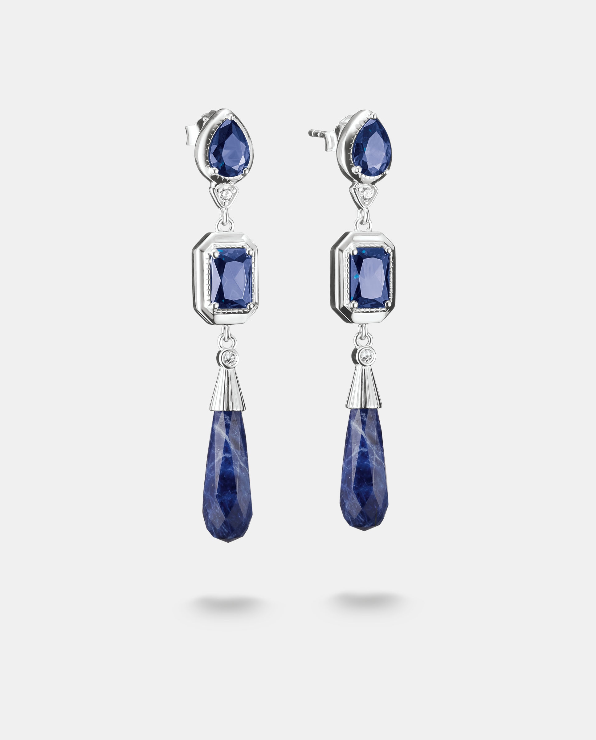 Pendientes con piedras azules - Thomas Sabo - Azul Azul-1