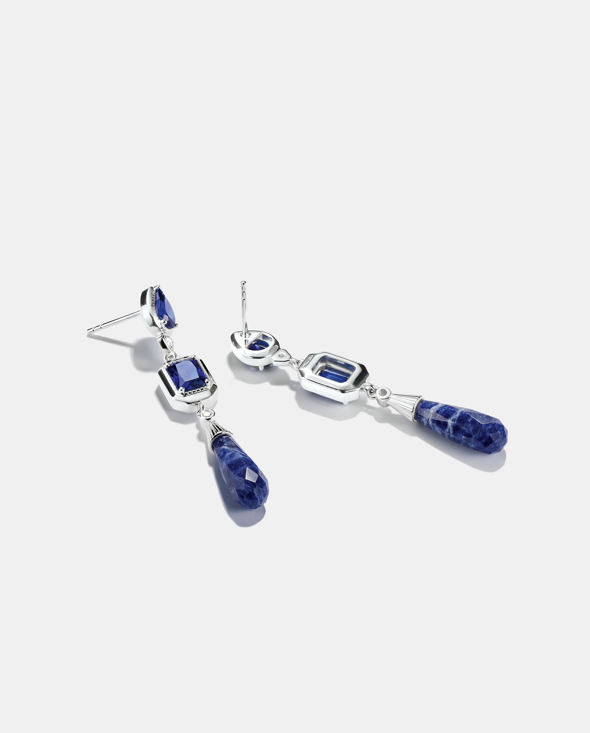 Pendientes con piedras azules - Thomas Sabo - Azul Azul-2
