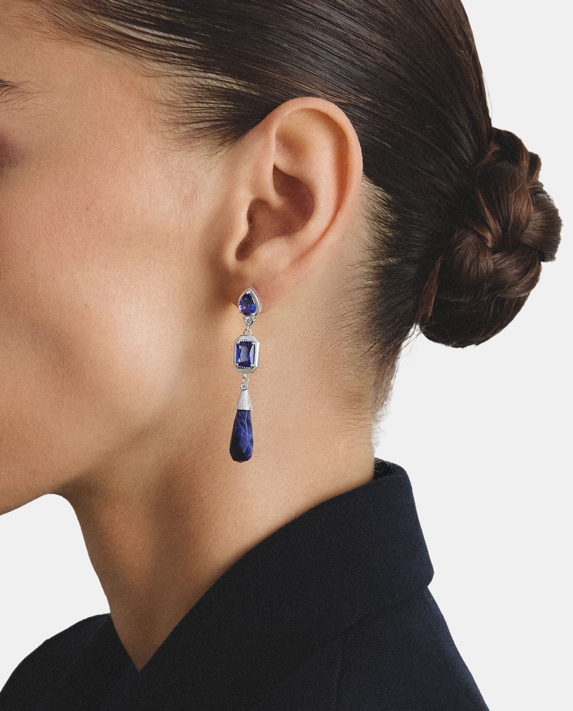 Pendientes con piedras azules - Thomas Sabo - Azul Azul-4