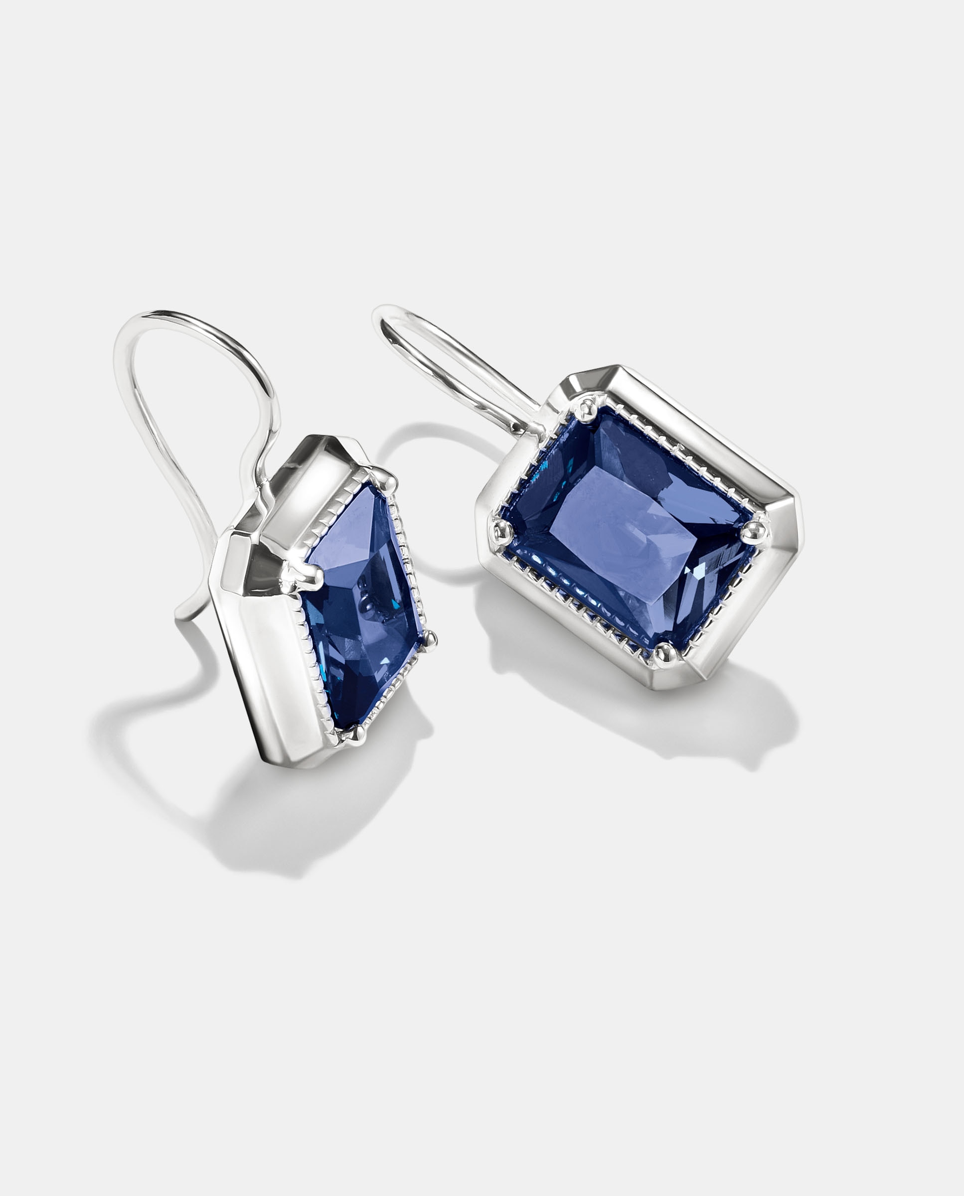 Pendientes con nanocristal en talla octogonal - Thomas Sabo - Azul Azul-2