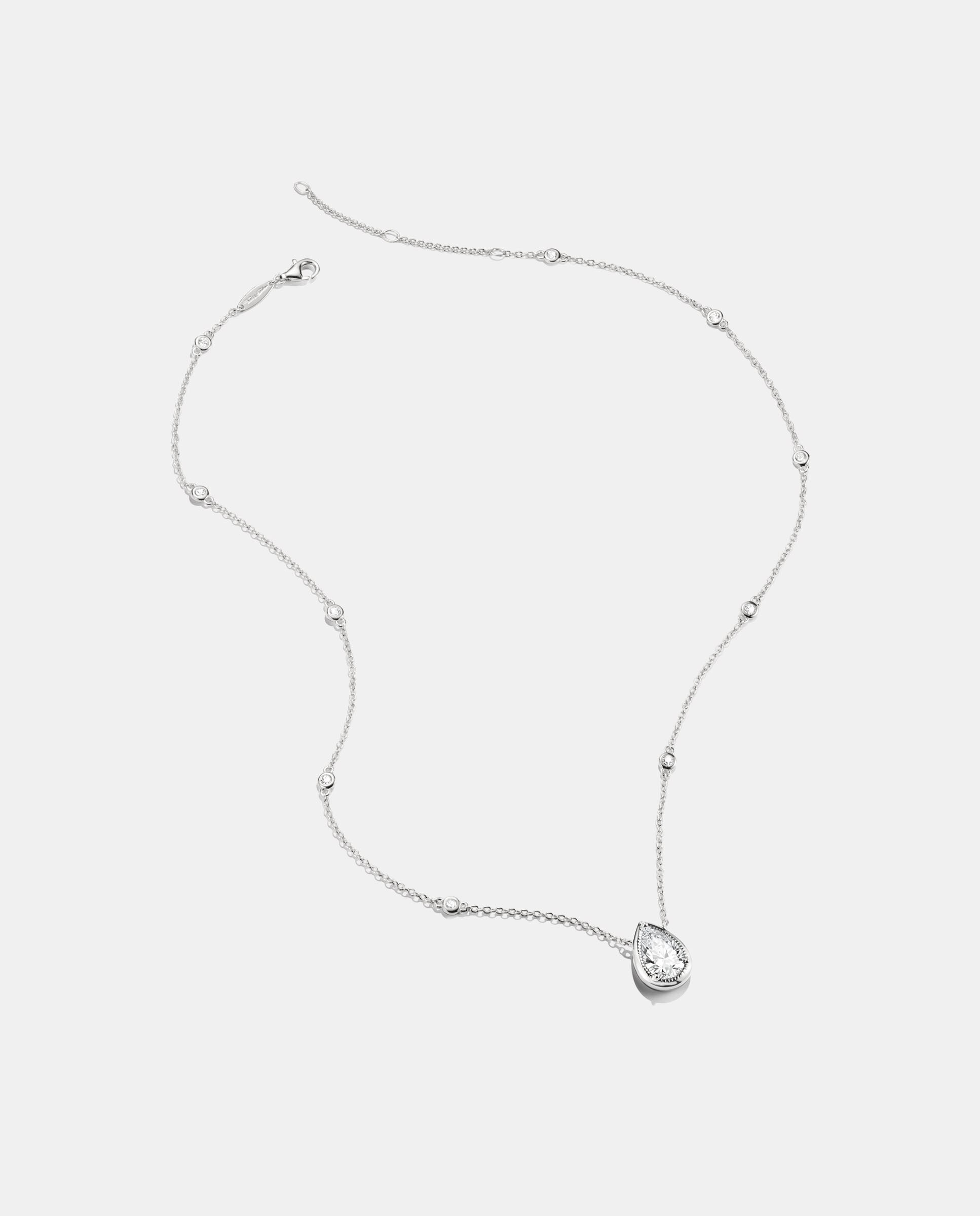 Cadena con circonita blanca en forma de gota - Thomas Sabo - Plata Plata-2