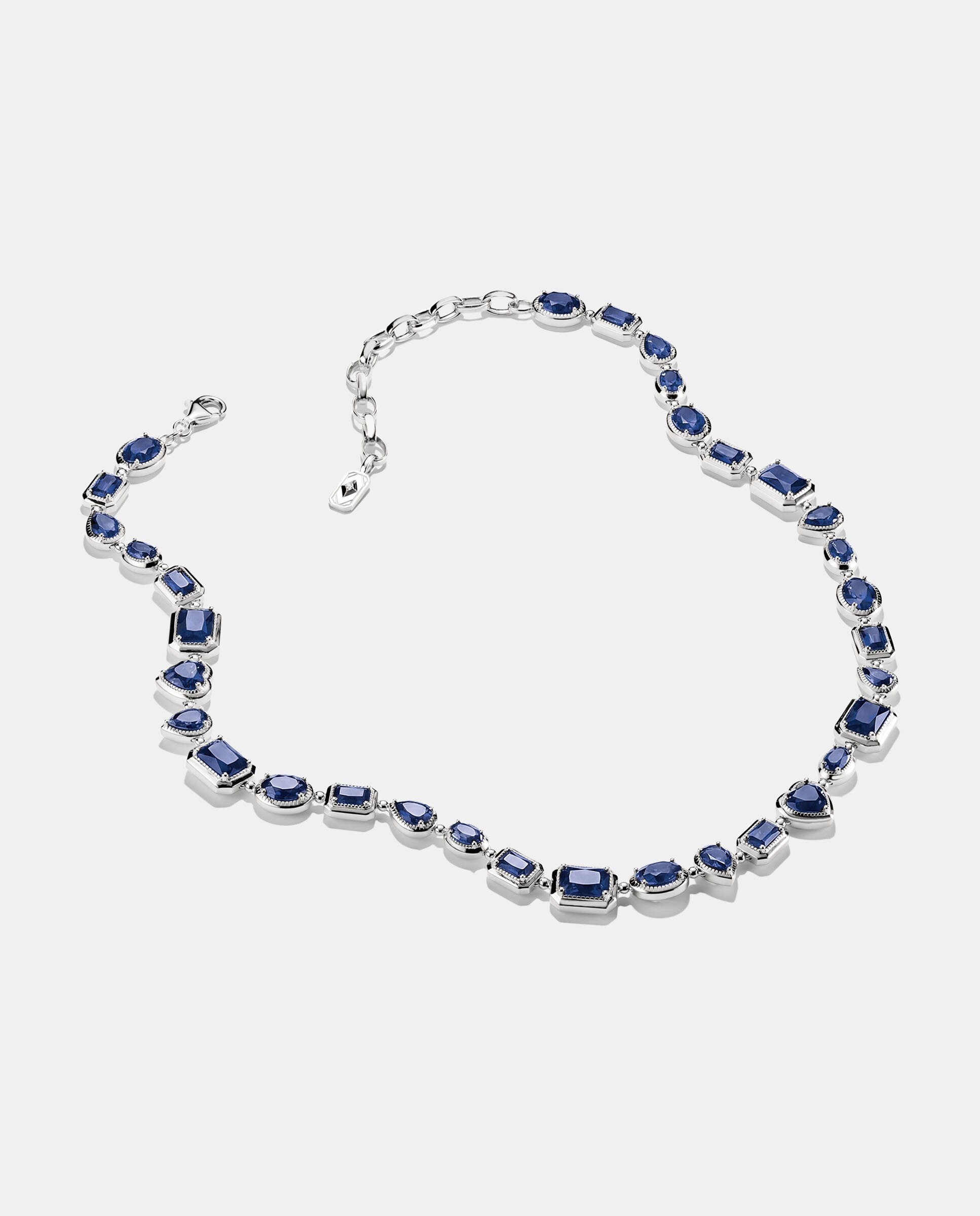 Cadena con nanocristal azul - Thomas Sabo - Plata Plata-2