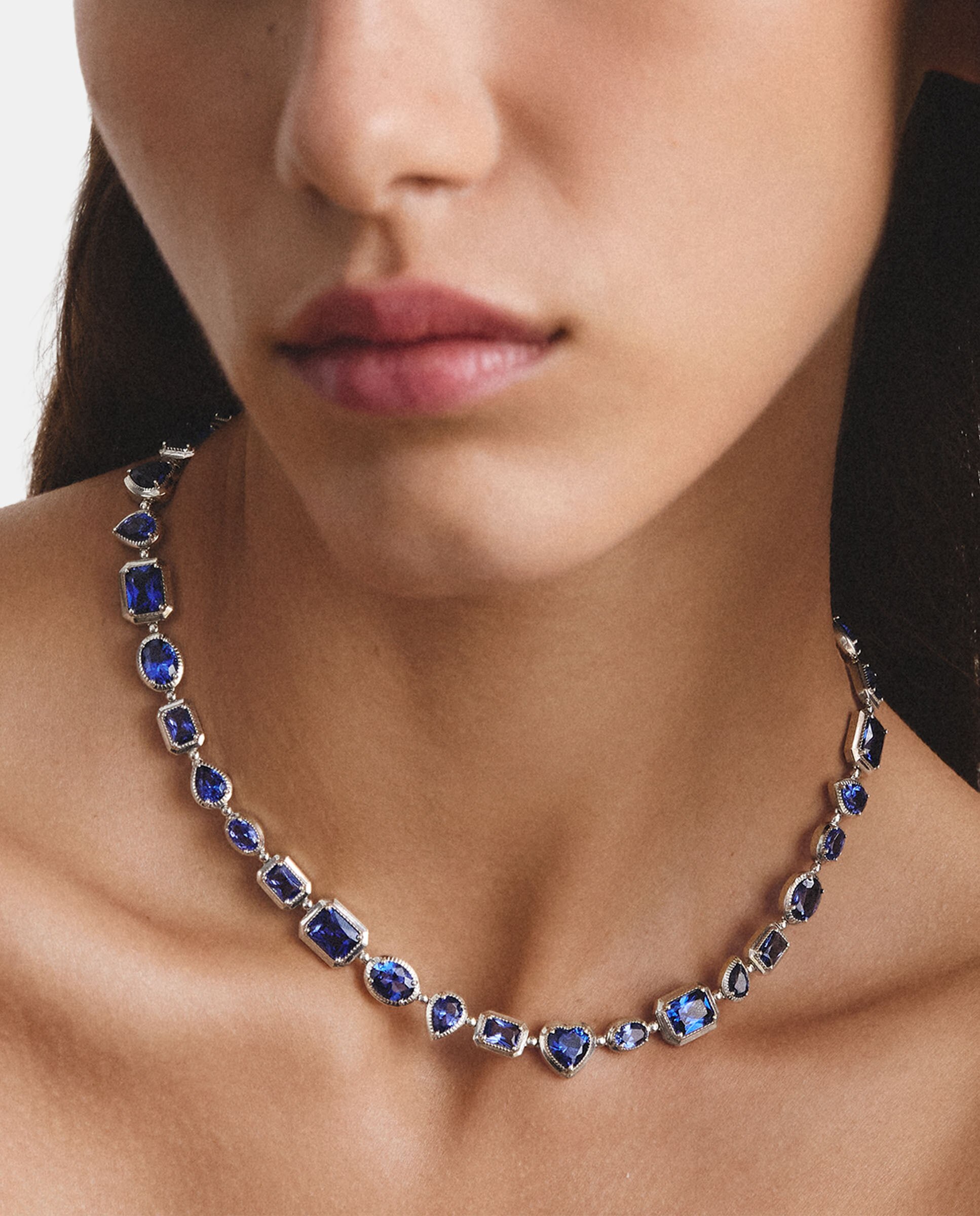Cadena con nanocristal azul - Thomas Sabo - Plata Plata-3