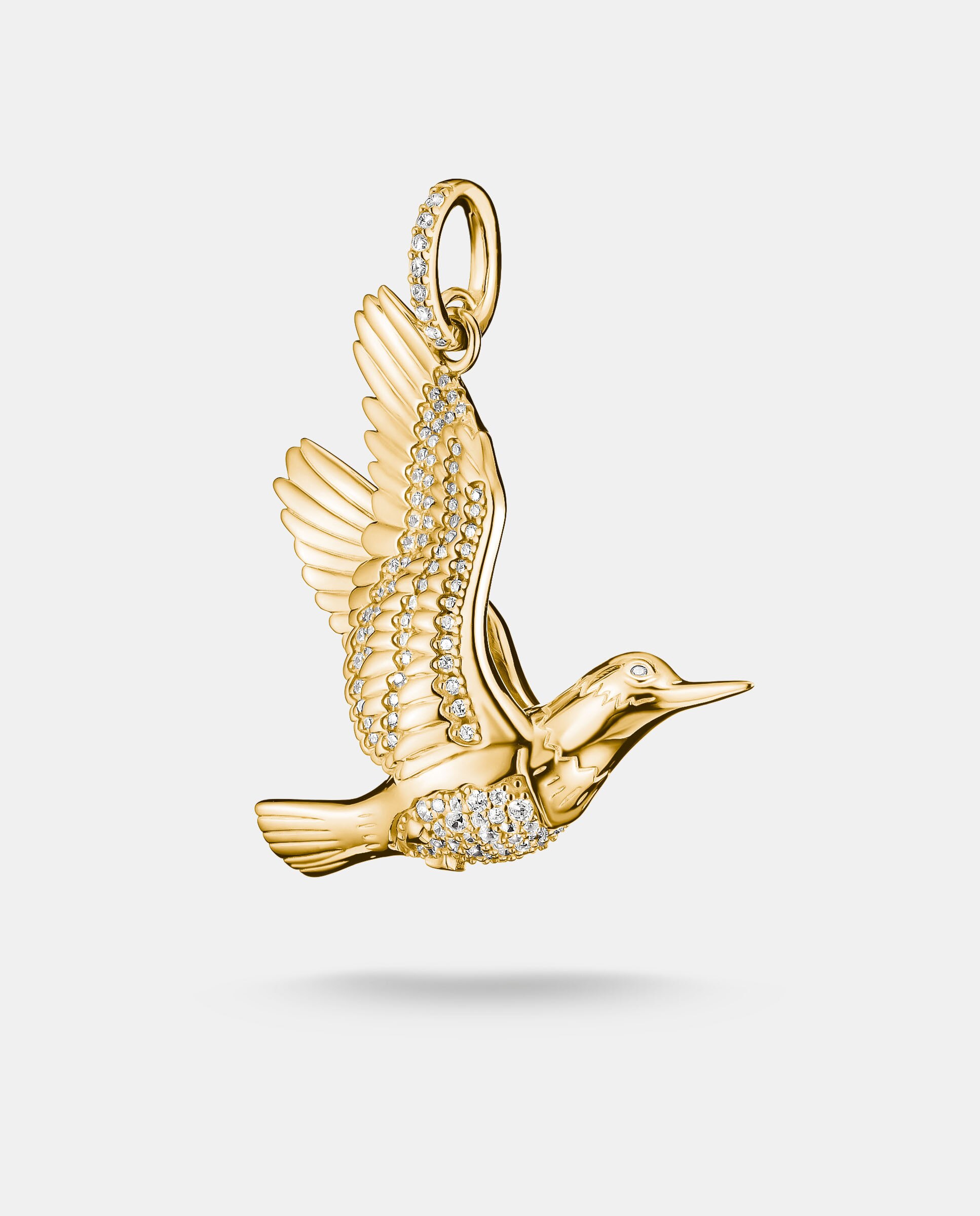 Colgante martín pescador con zirconia blanca - Thomas Sabo - Oro Oro-1