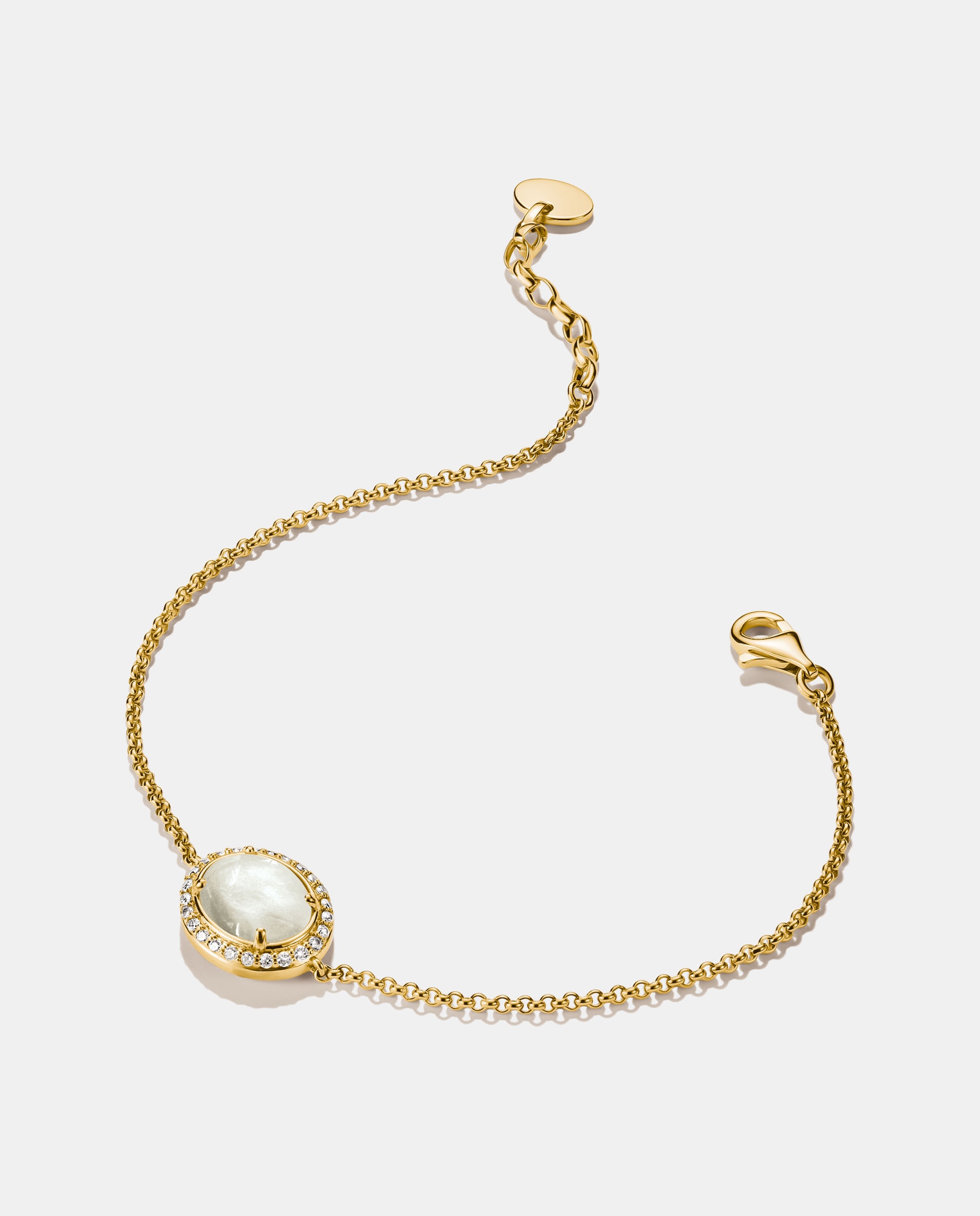 Pulsera tennis con nácar y circonita blanca - Thomas Sabo - Oro Oro-2