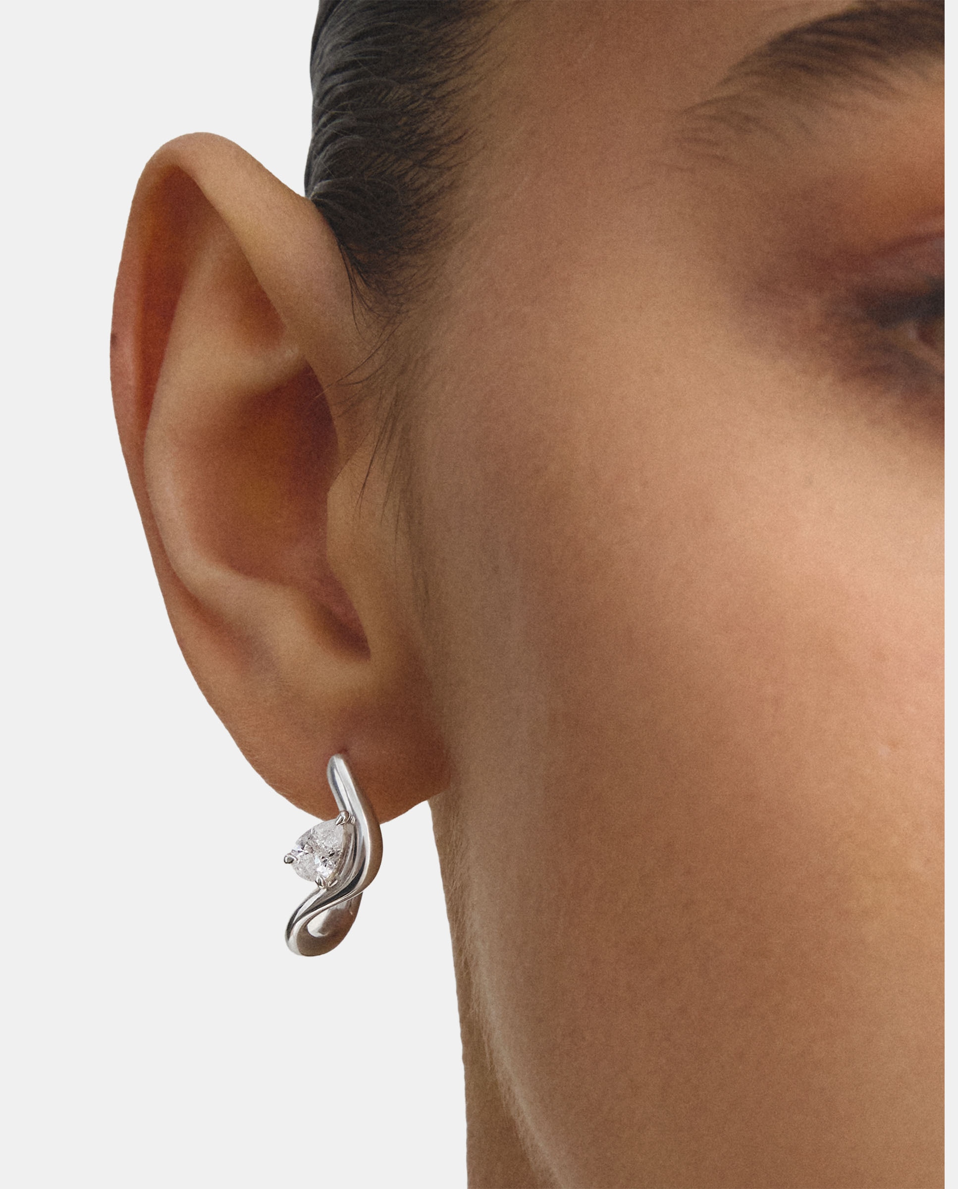 Aros con circonita blanca en forma de gota - Thomas Sabo - Plata Plata-3
