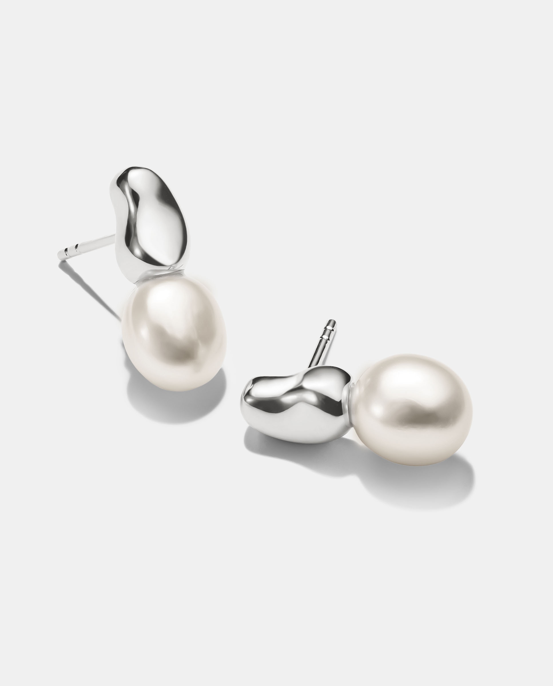Pendientes de botón perla - Thomas Sabo - Plata Plata-2