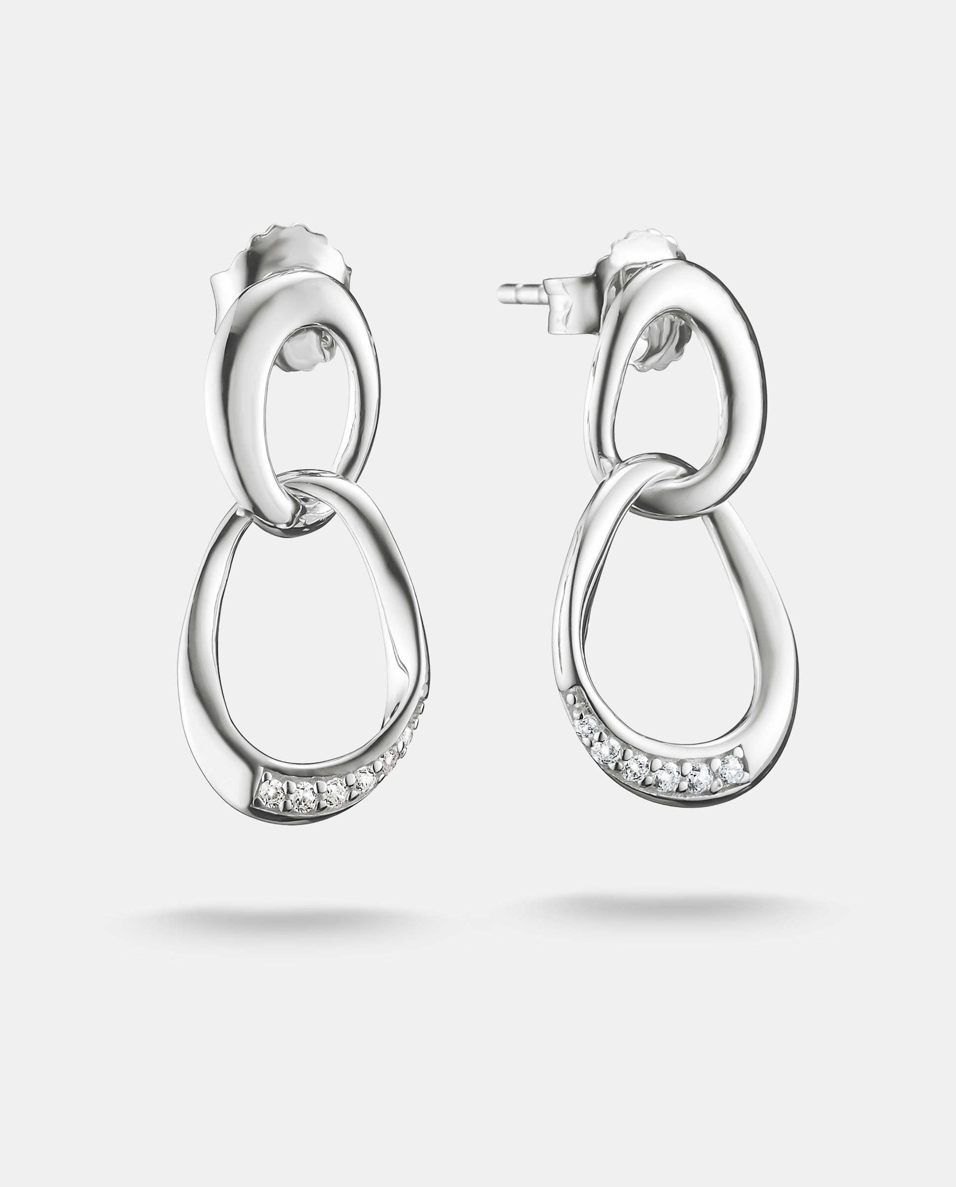 Pendientes together con circonita blanca - Thomas Sabo - Plata Plata-1