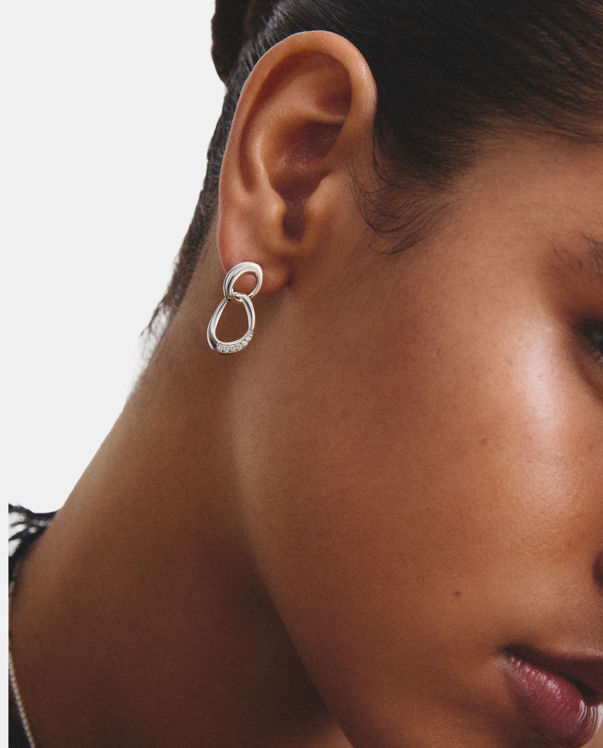 Pendientes together con circonita blanca - Thomas Sabo - Plata Plata-3