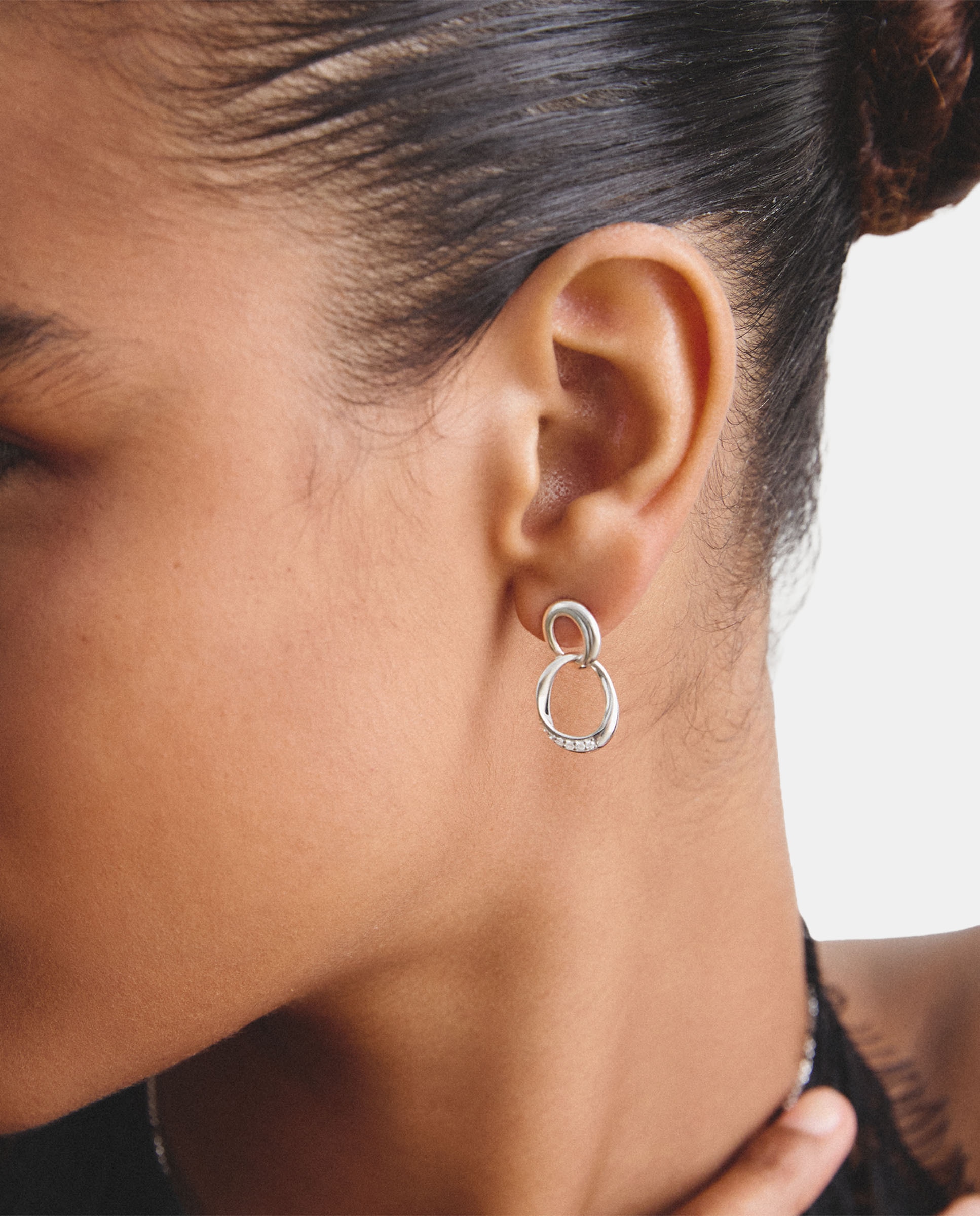 Pendientes together con circonita blanca - Thomas Sabo - Plata Plata-4
