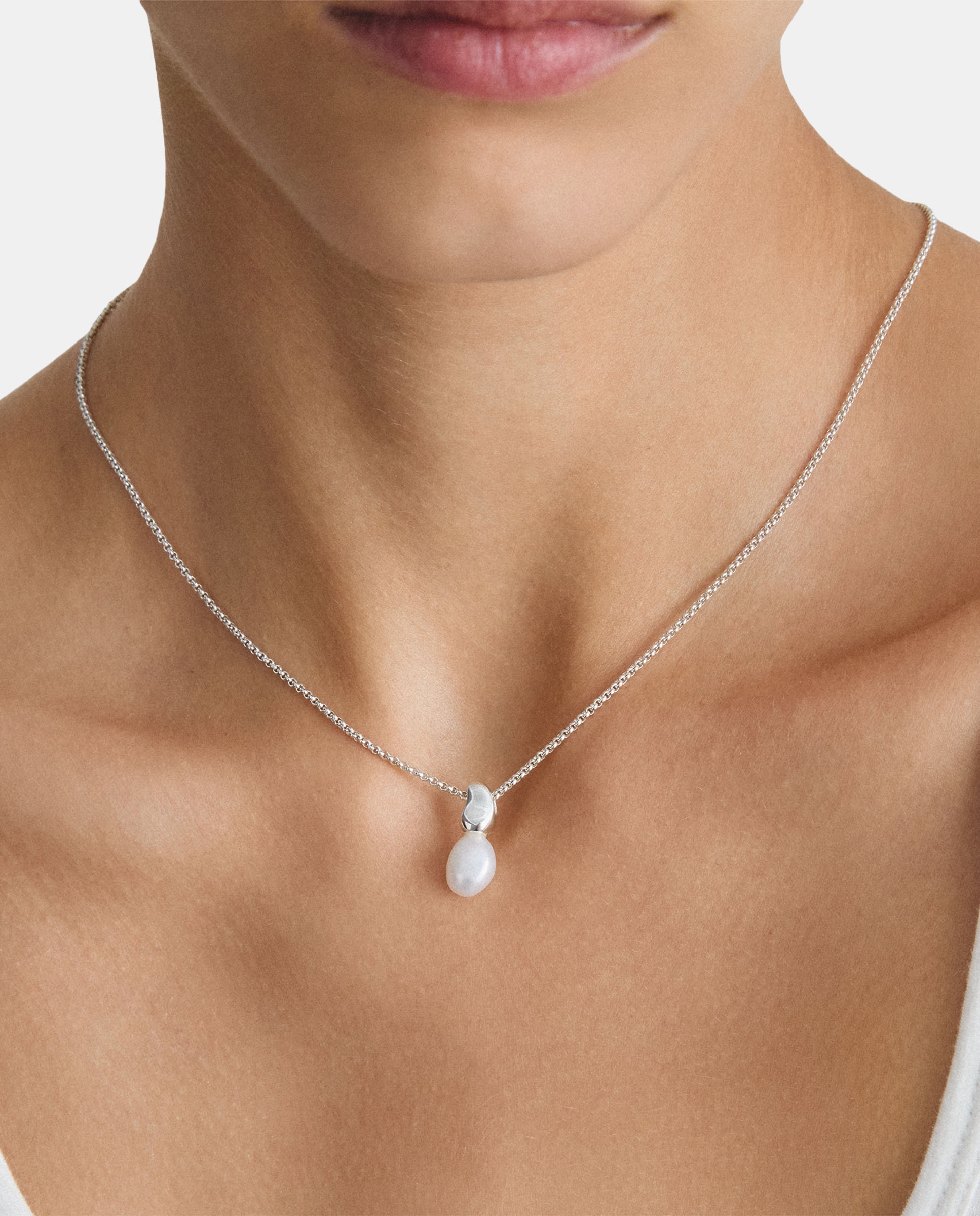 Cadena perla - Thomas Sabo - Plata Plata-4