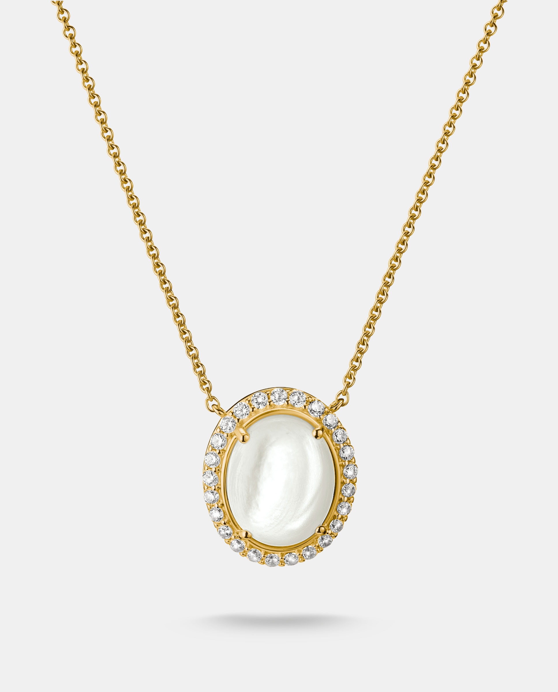 Cadena nácar con circonita blanca - Thomas Sabo - Oro Oro-1
