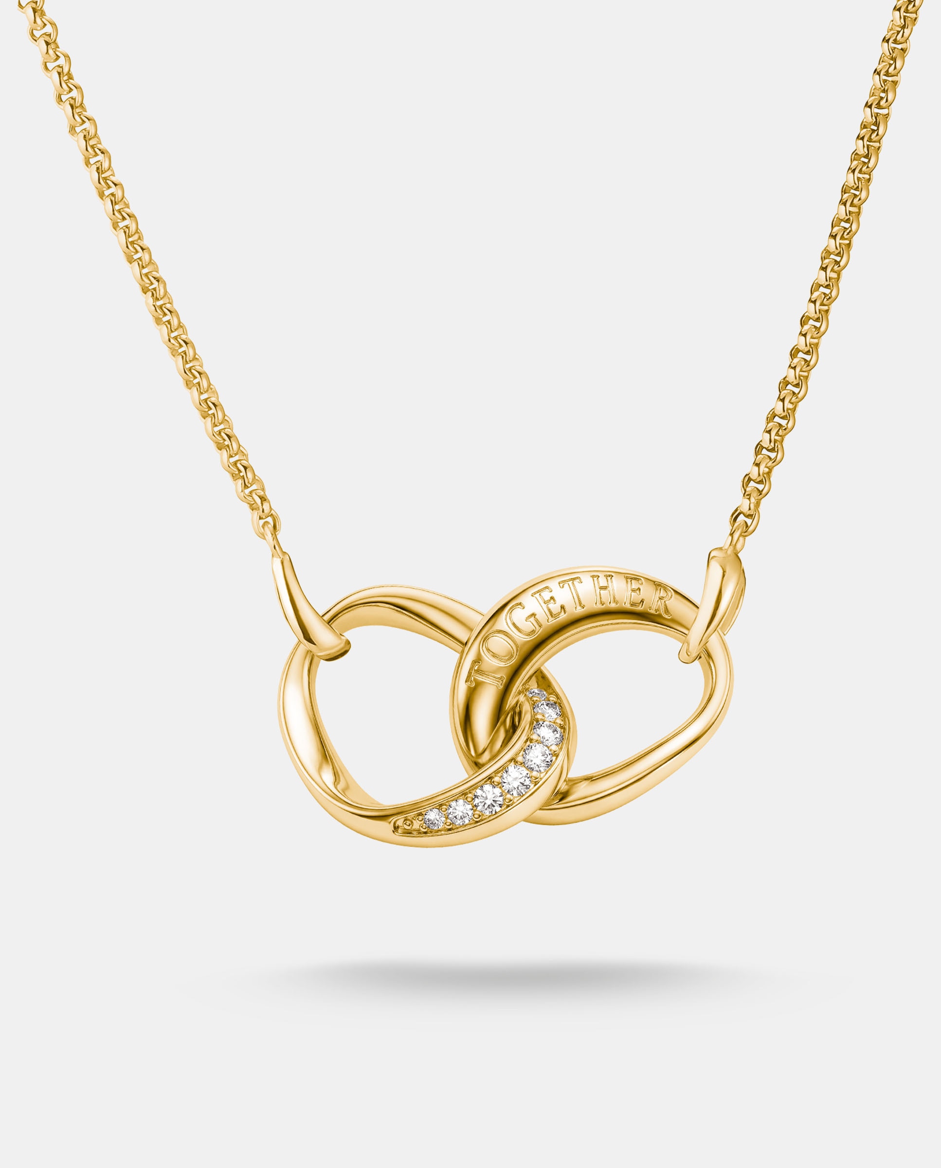 Cadena together con circonita blanca - Thomas Sabo - Oro Oro-1