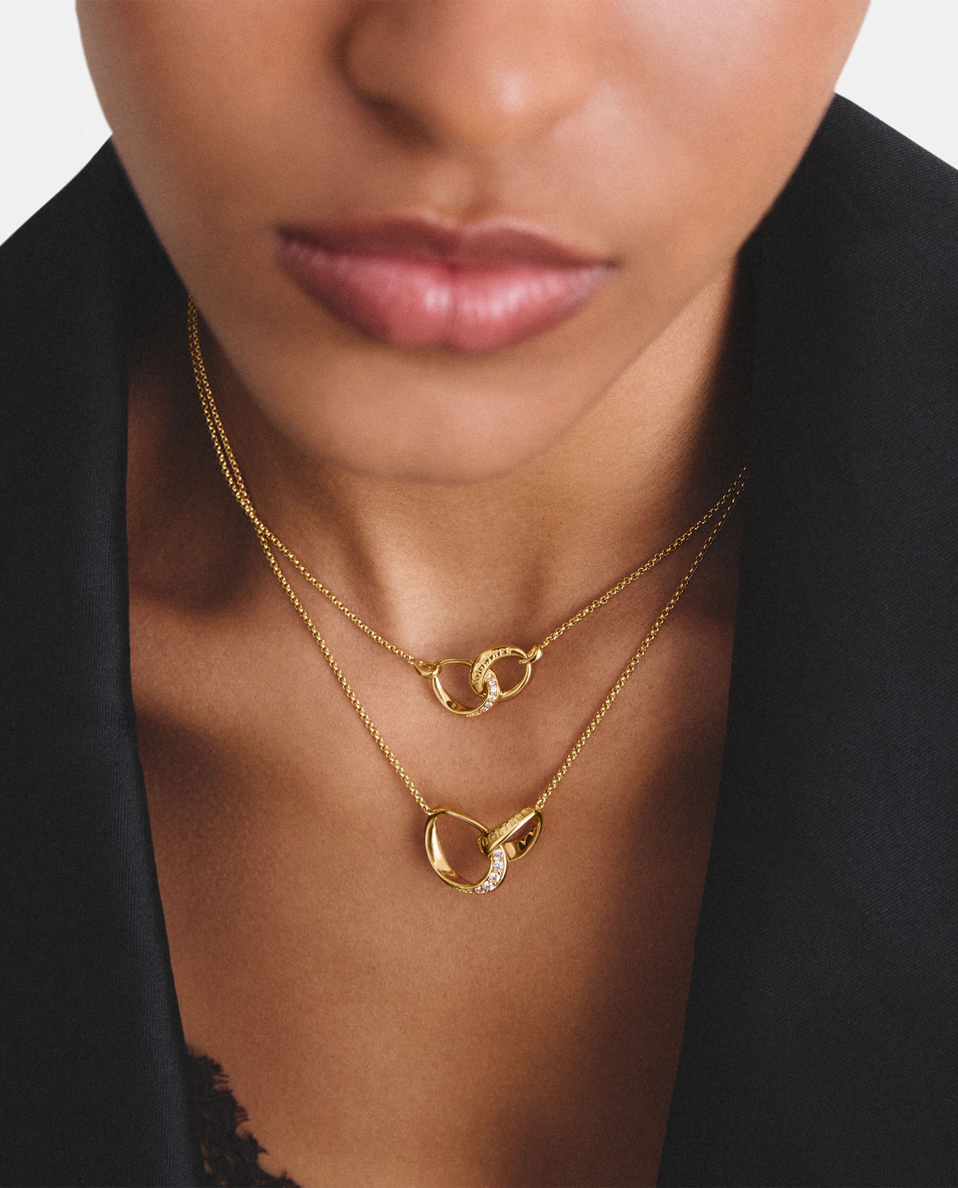 Cadena together con circonita blanca - Thomas Sabo - Oro Oro-3