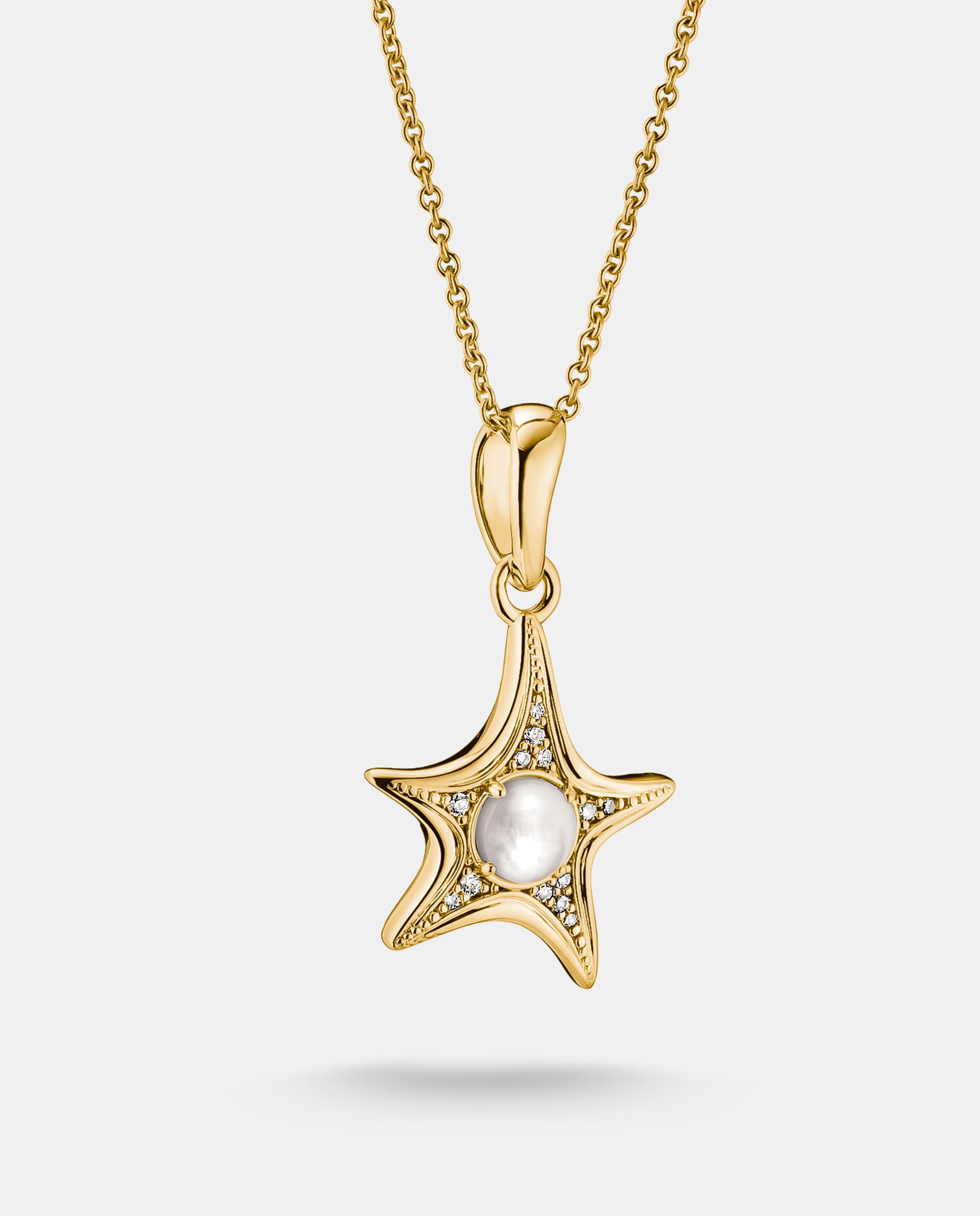 Cadena estrella de mar con nácar - Thomas Sabo - Oro Oro-1