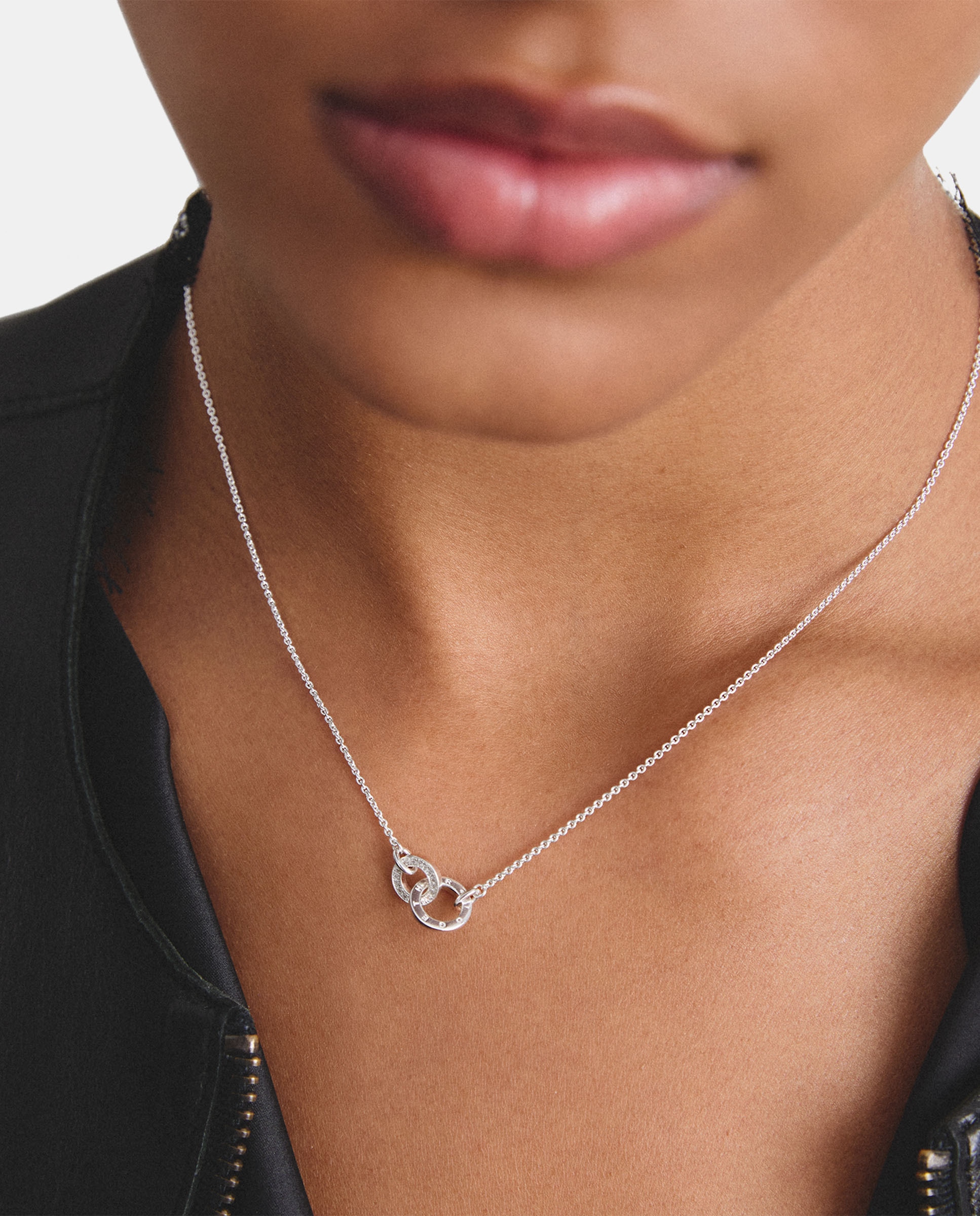 Cadena together con circonita blanca - Thomas Sabo - Plata Plata-3