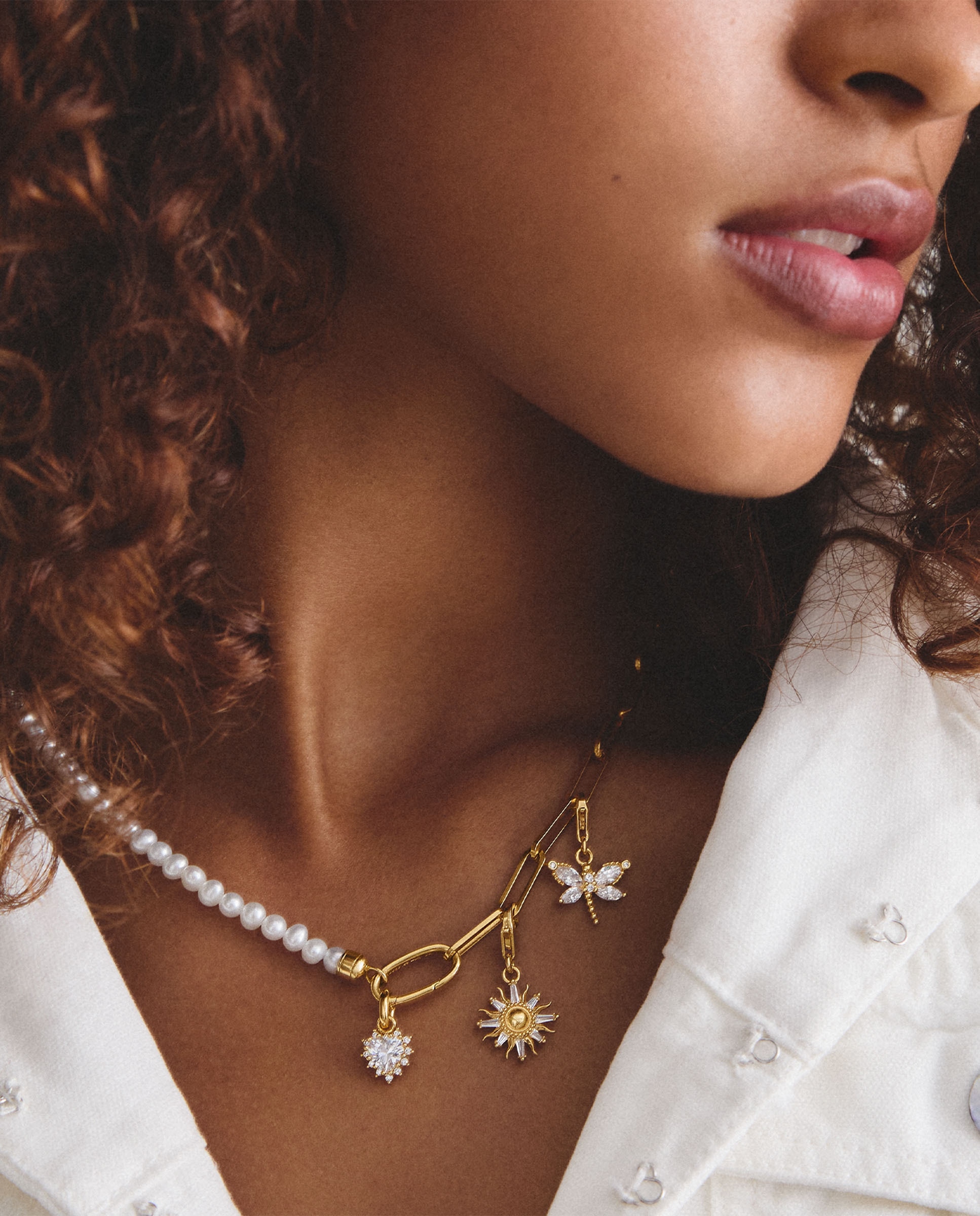 Charm libélula con circonita blanca - Thomas Sabo - Dorado Dorado-3