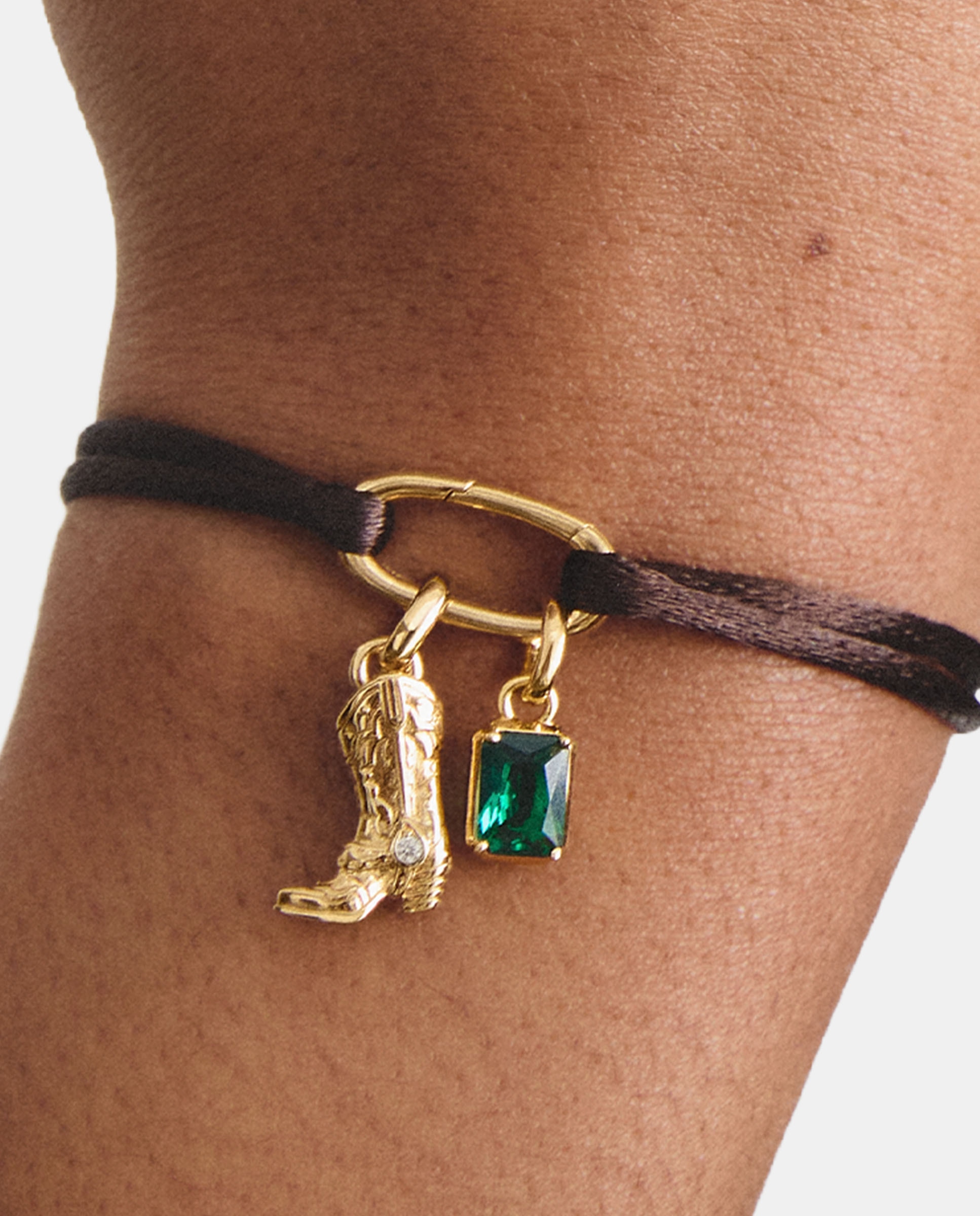 Imagen 4 de Charm bota cowboy con circonita blanca - Thomas Sabo - Dorado Dorado