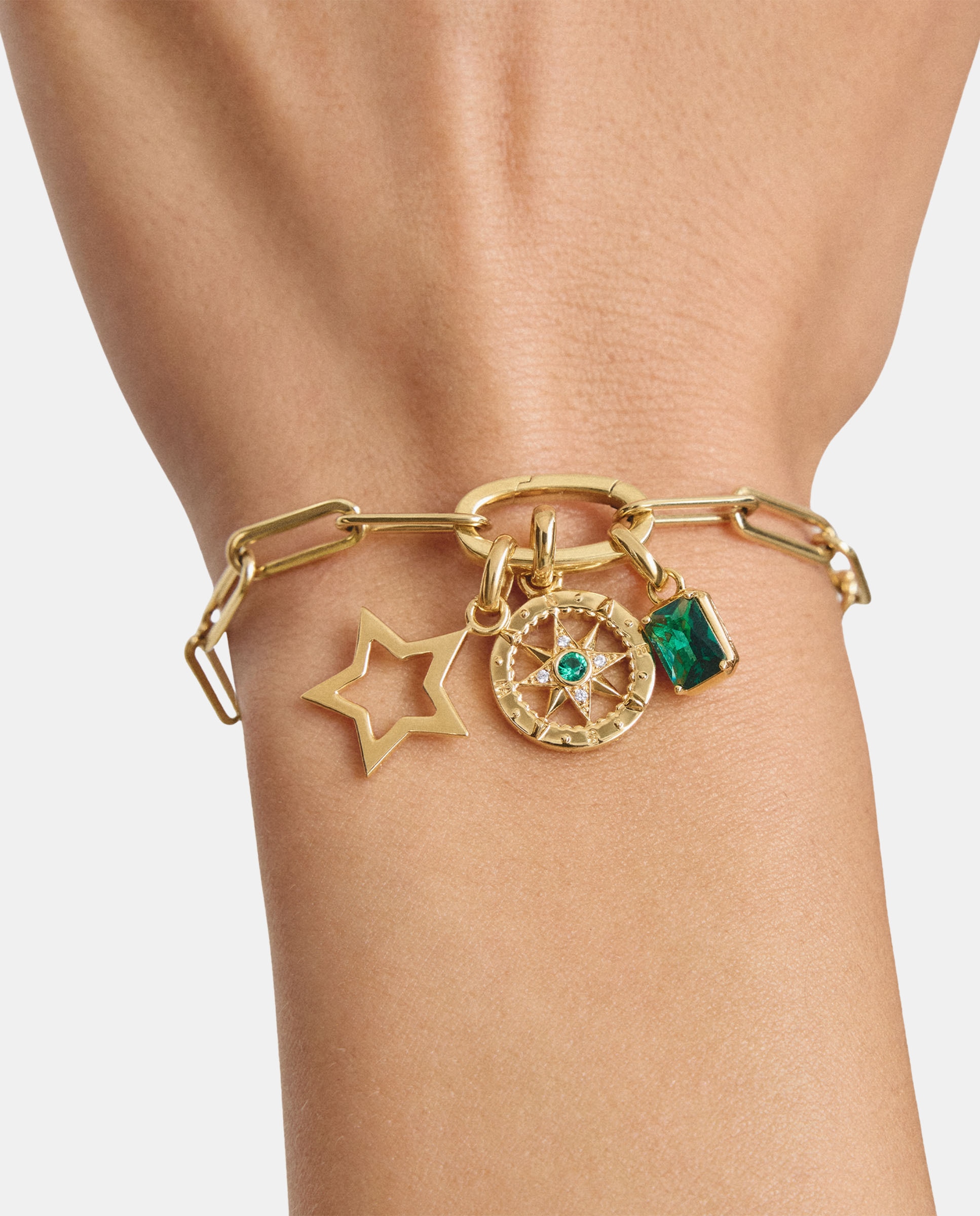 Charm piedra natal mayo - Thomas Sabo - Verde Verde-4