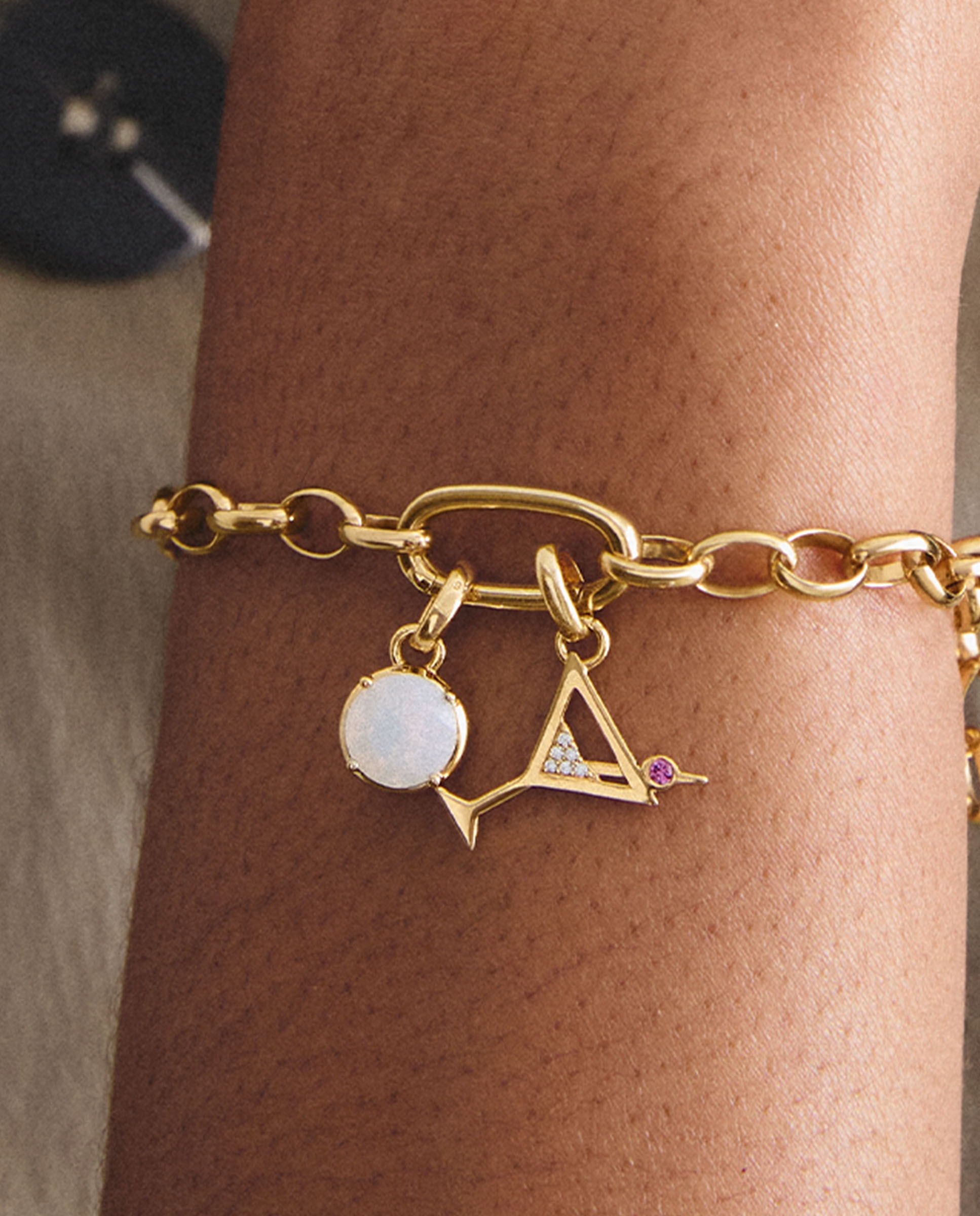 Charm piedra natal junio - Thomas Sabo - Blanco Blanco-4
