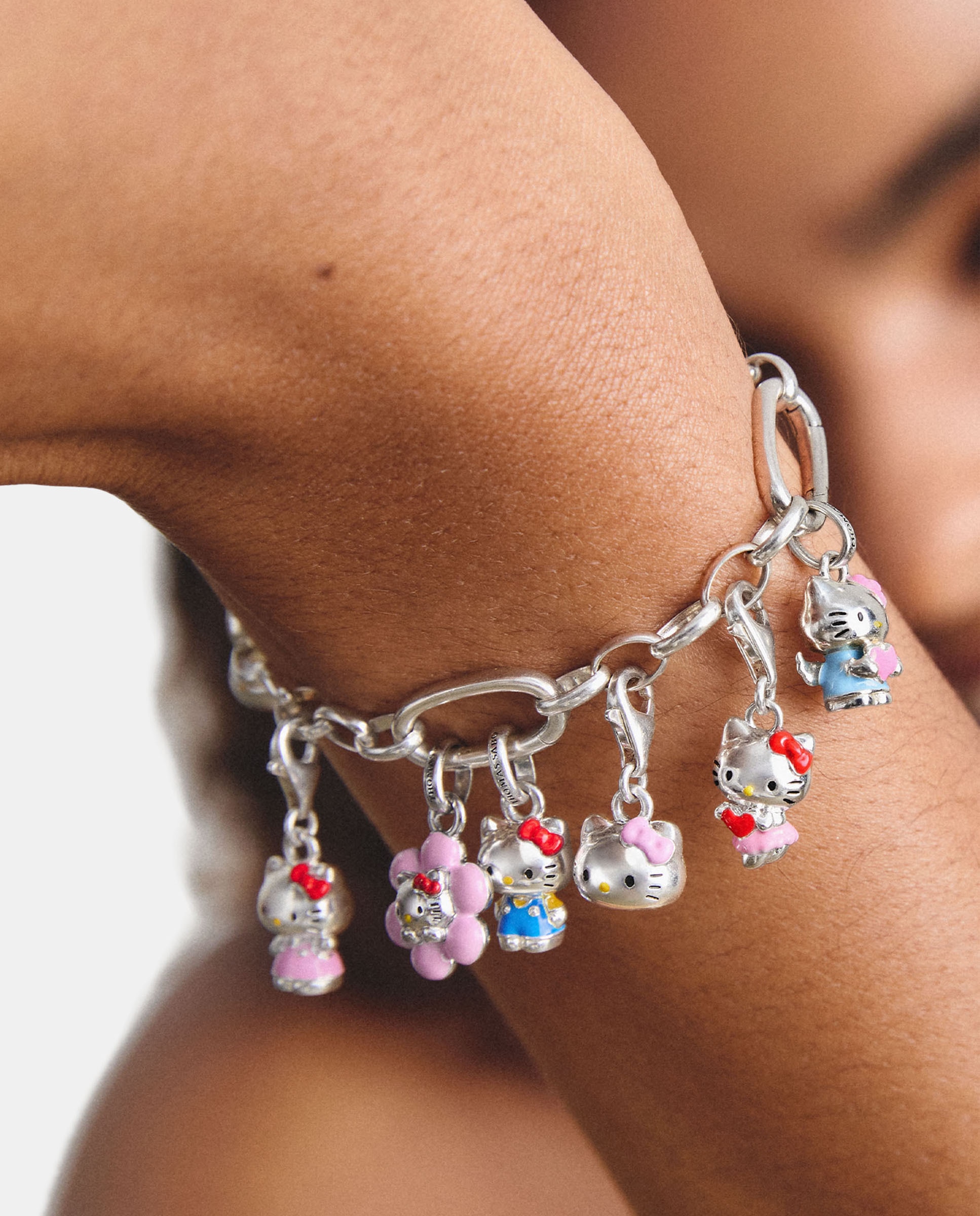Hello kitty charm ángel con corazón – connect - Thomas Sabo - Plata Plata-3