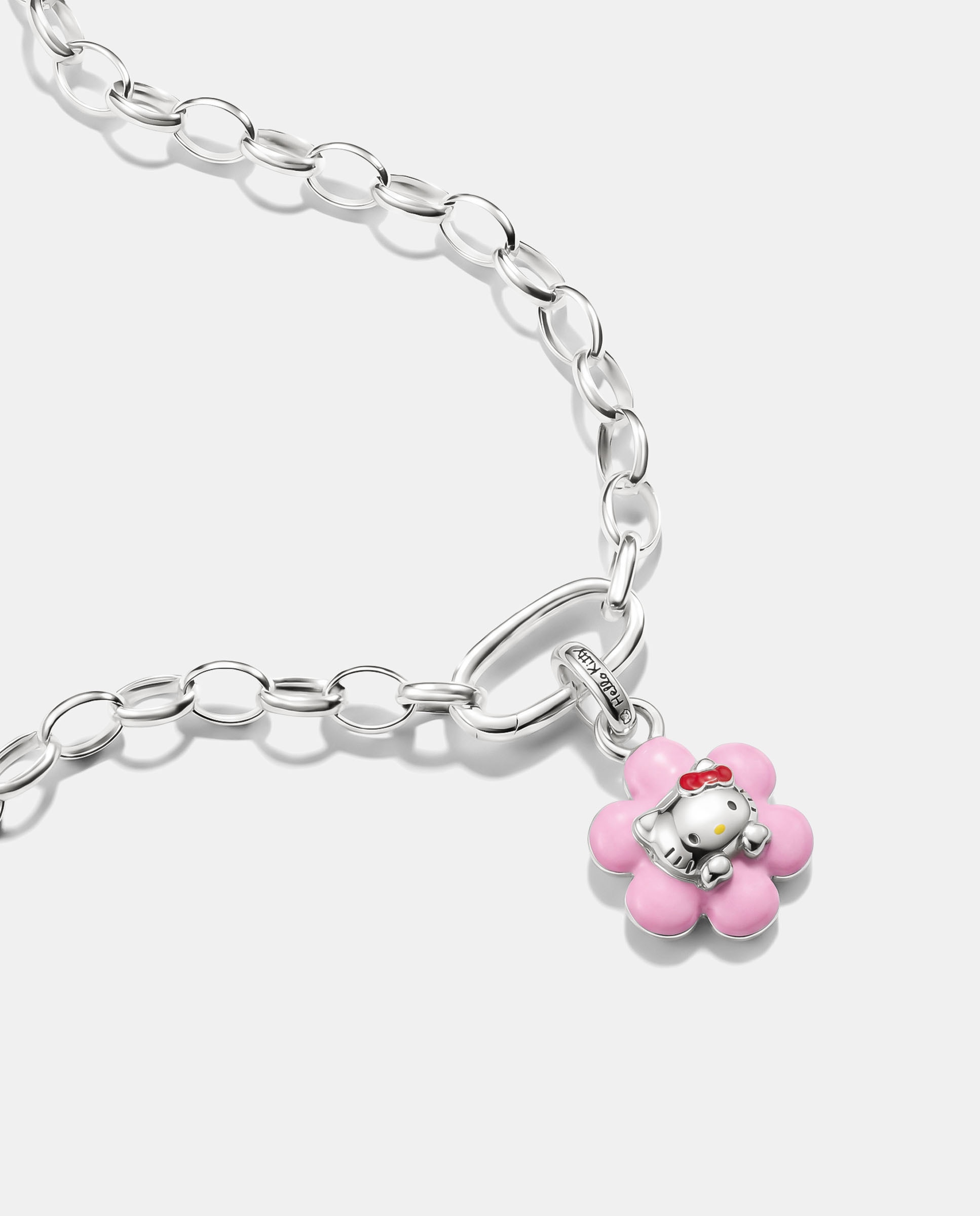 Hello kitty charm flor rosa – connect - Thomas Sabo - Plata Plata-2