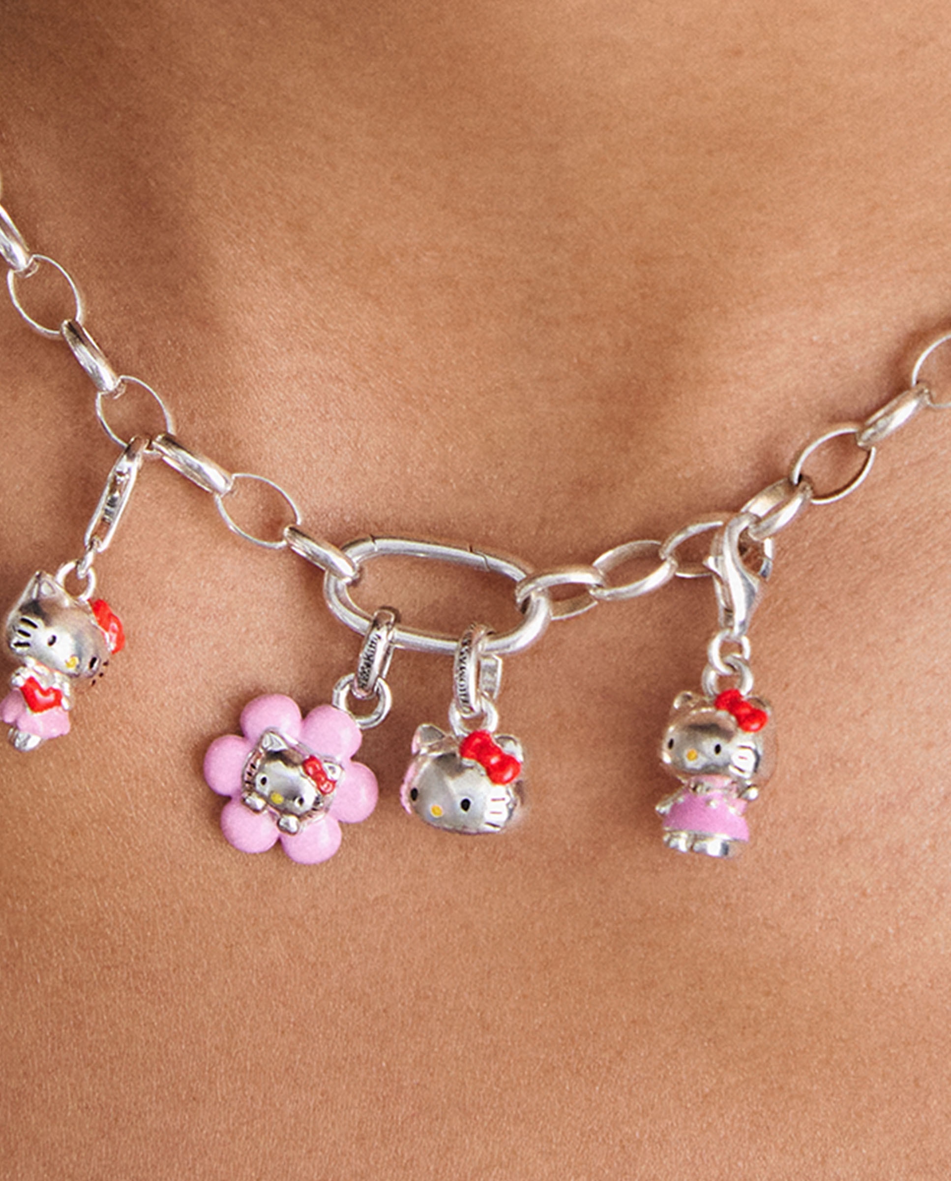 Hello kitty charm lazo rojo – connect - Thomas Sabo - Plata Plata-4