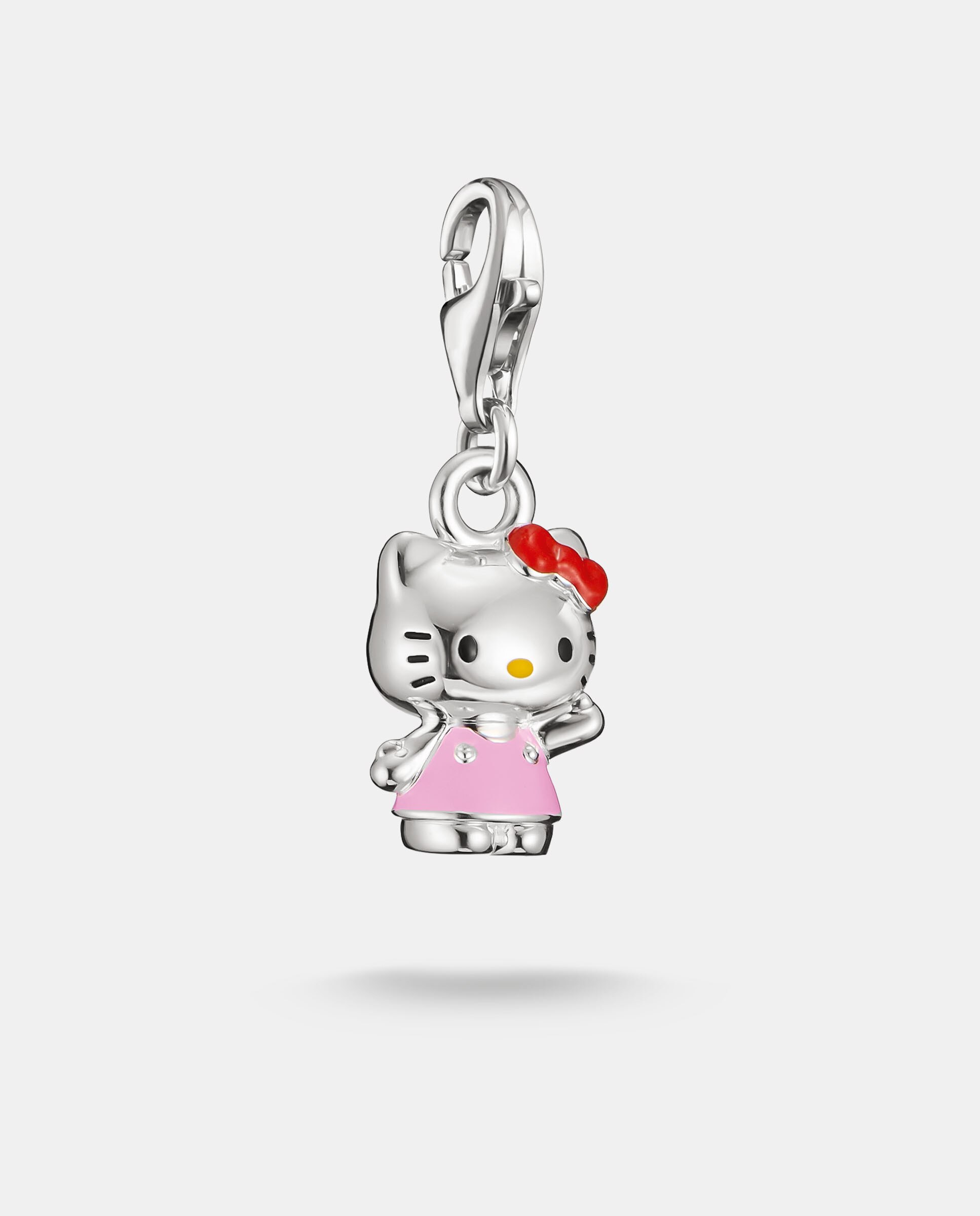 Imagen 0 de Hello kitty charm rosa – original Plata