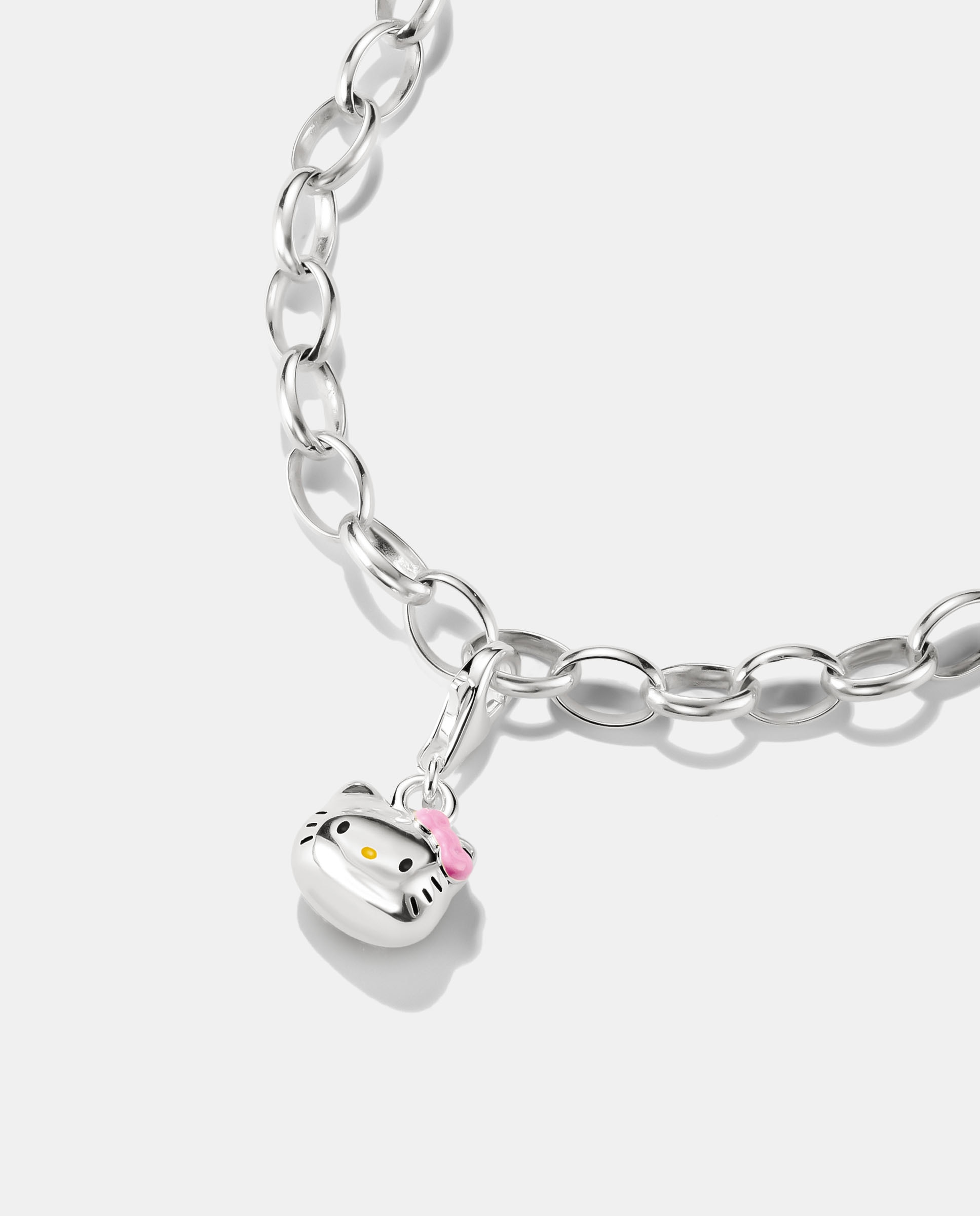 Hello kitty charm lazo rosa – original - Thomas Sabo - Plata Plata-2
