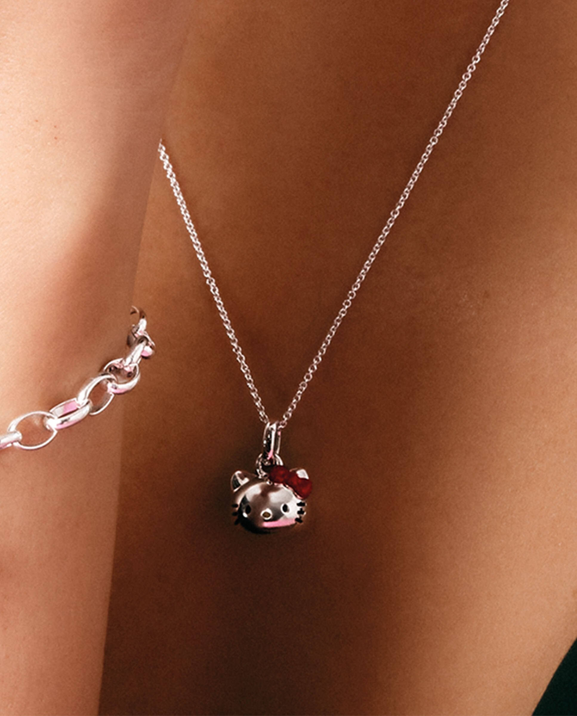 Cadena con colgante hello kitty lazo rojo - Thomas Sabo - Plata Plata-4
