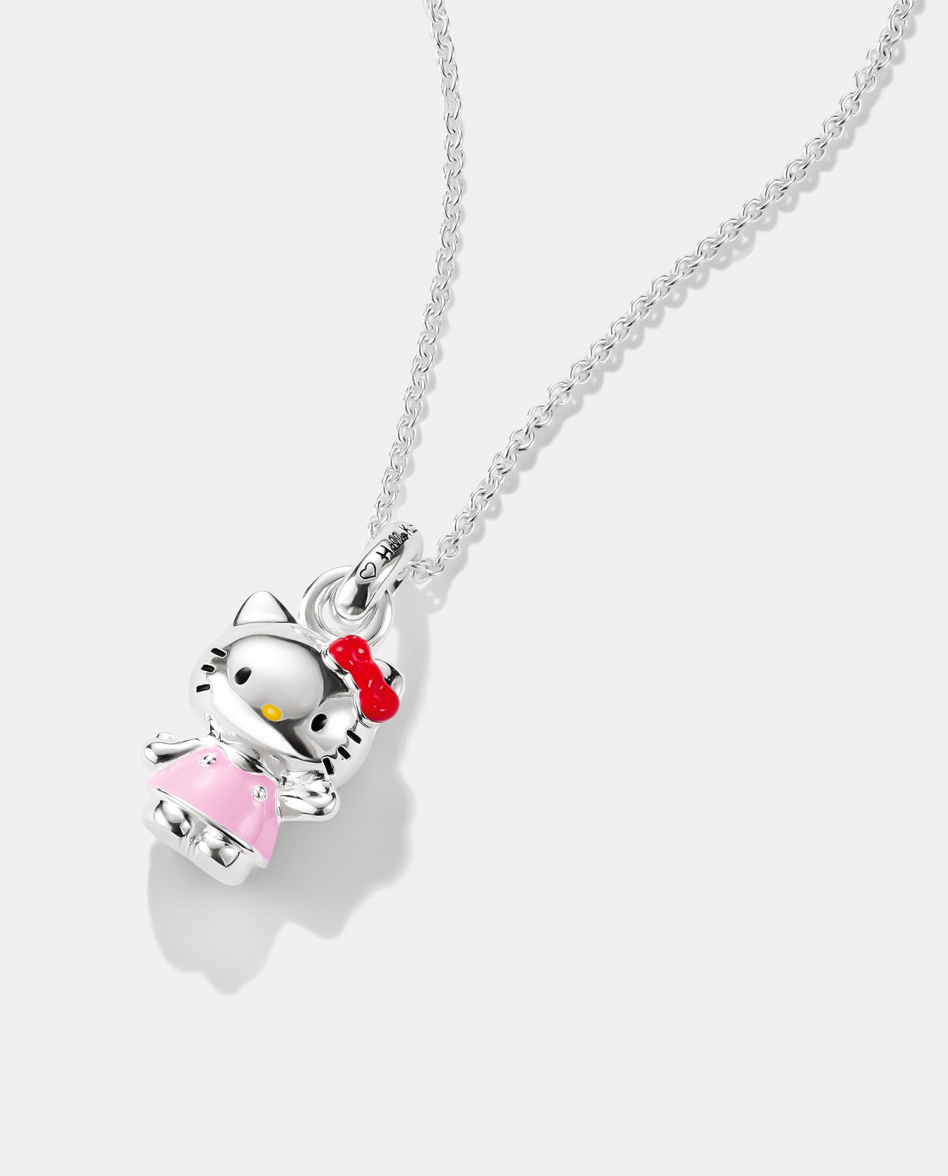 Cadena con colgante hello kitty collar rosa - Thomas Sabo - Plata Plata-2
