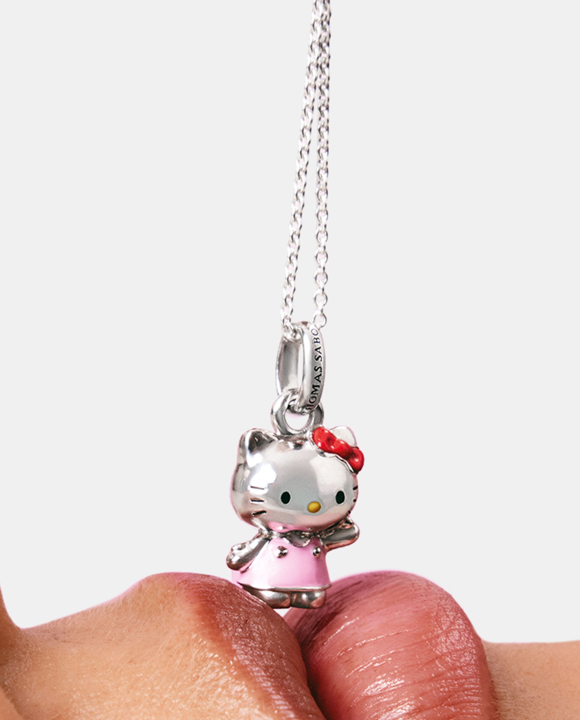Cadena con colgante hello kitty collar rosa - Thomas Sabo - Plata Plata-4