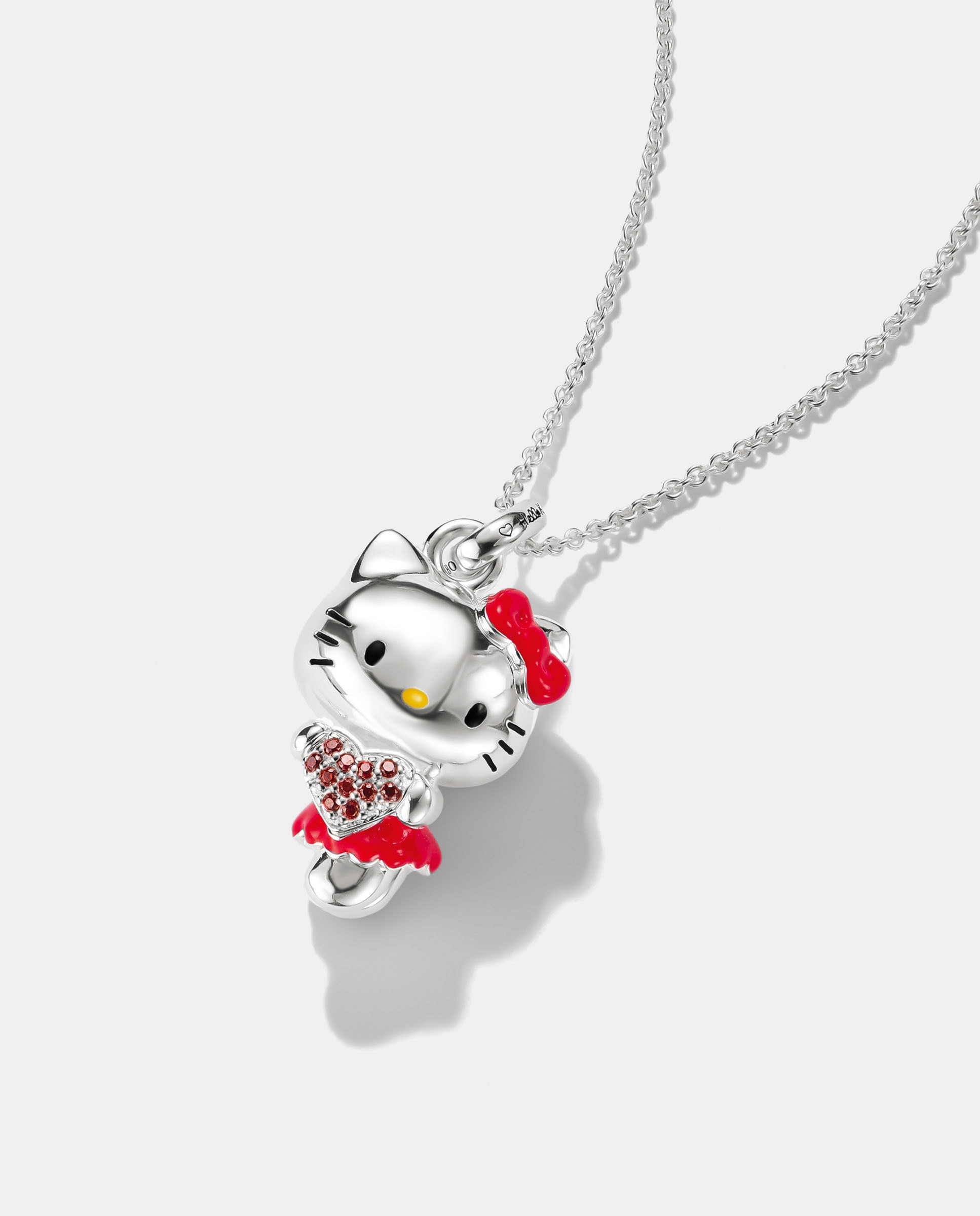 Cadena con colgante hello kitty collar corazón - Thomas Sabo - Plata Plata-2
