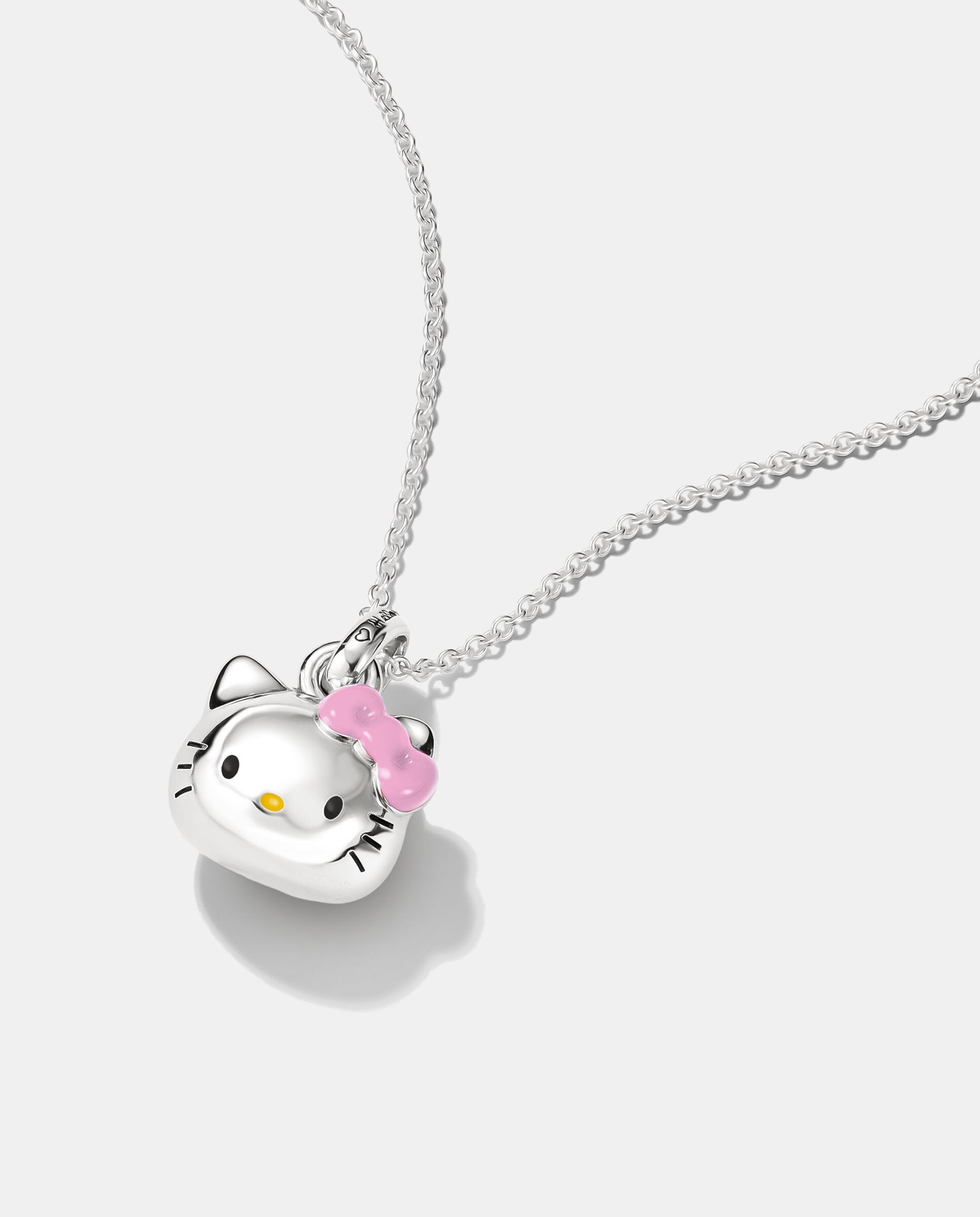Cadena con colgante hello kitty lazo rosa - Thomas Sabo - Plata Plata-2