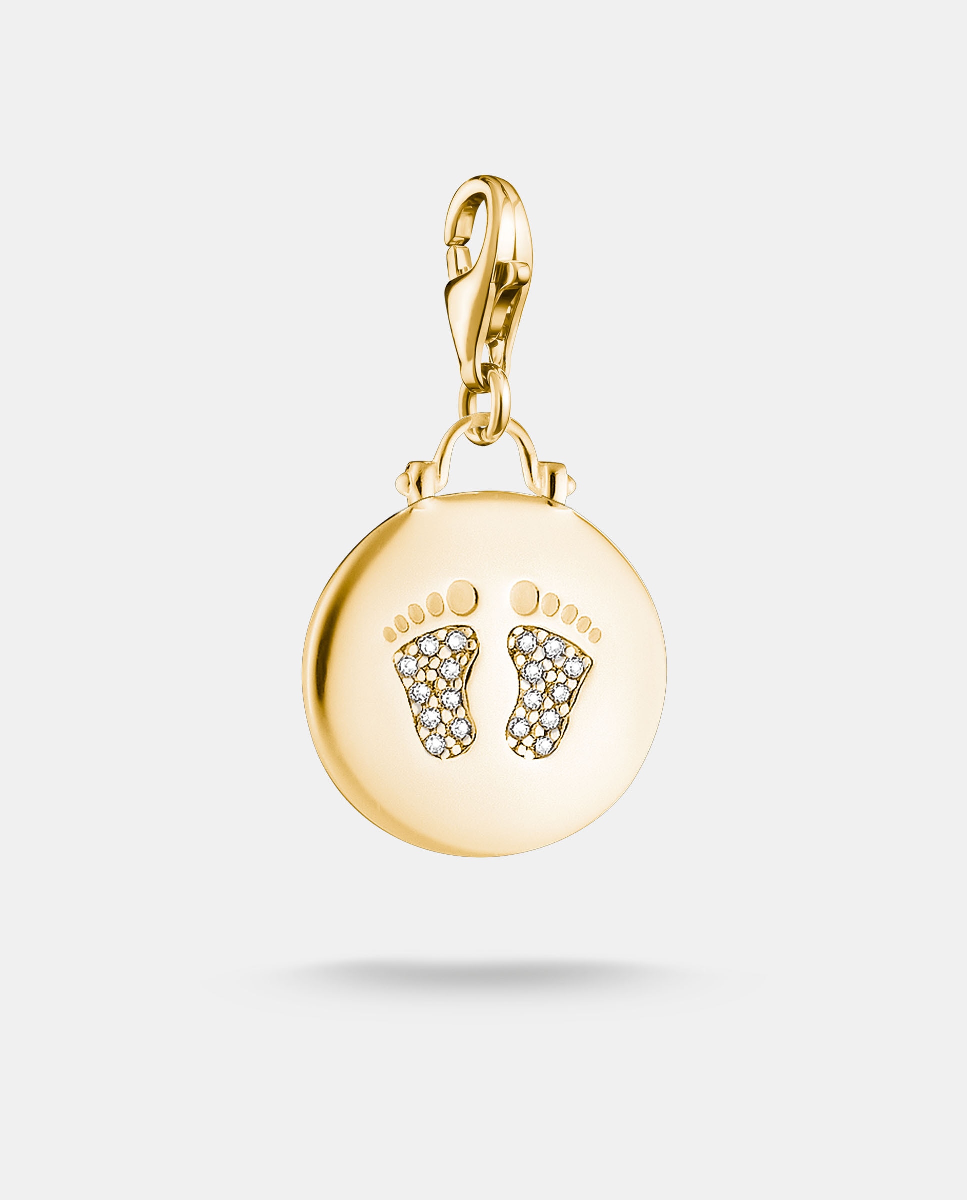 Charm pies de bebé con circonita blanca - Thomas Sabo - Dorado Dorado-1