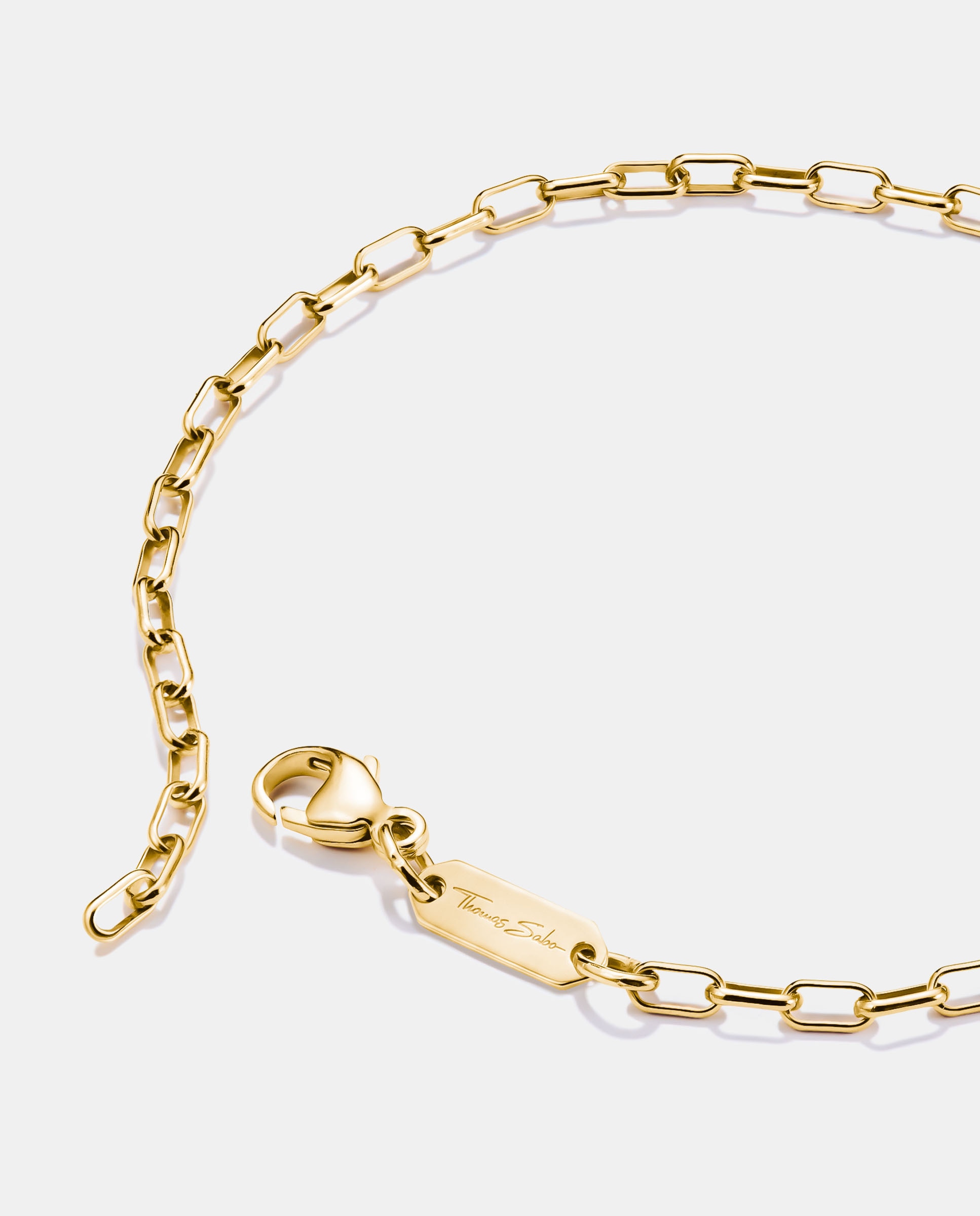Pulsera de eslabones paperclip - Thomas Sabo - Dorado Dorado-2