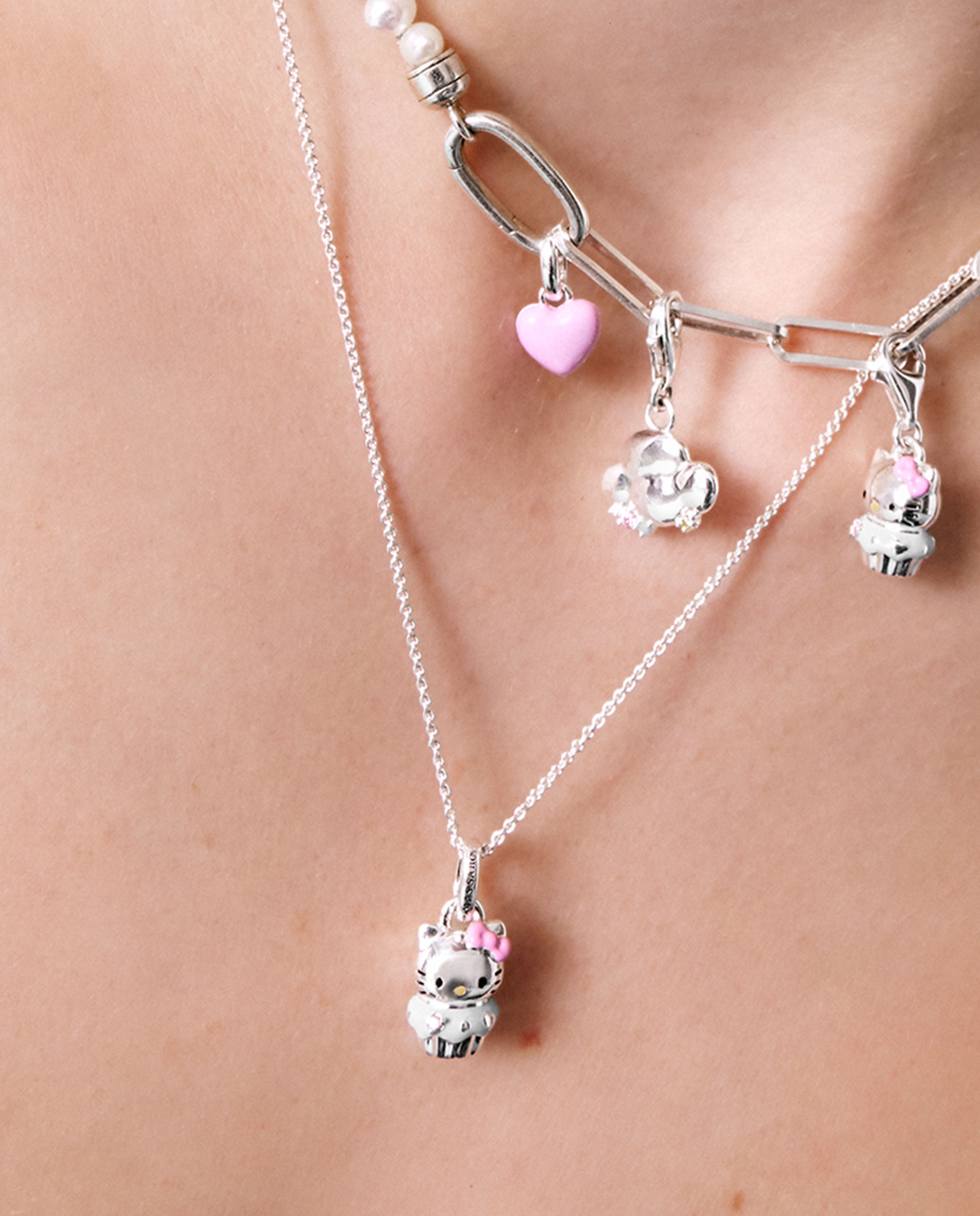 Cadena con colgante hello kitty collar muffin - Thomas Sabo - Multicolor Multicolor-4