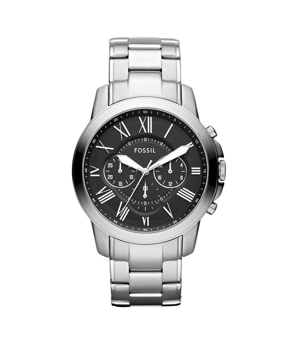 Reloj de hombre grant fs4736 chrono de acero - Fossil - Plateado Plateado-1