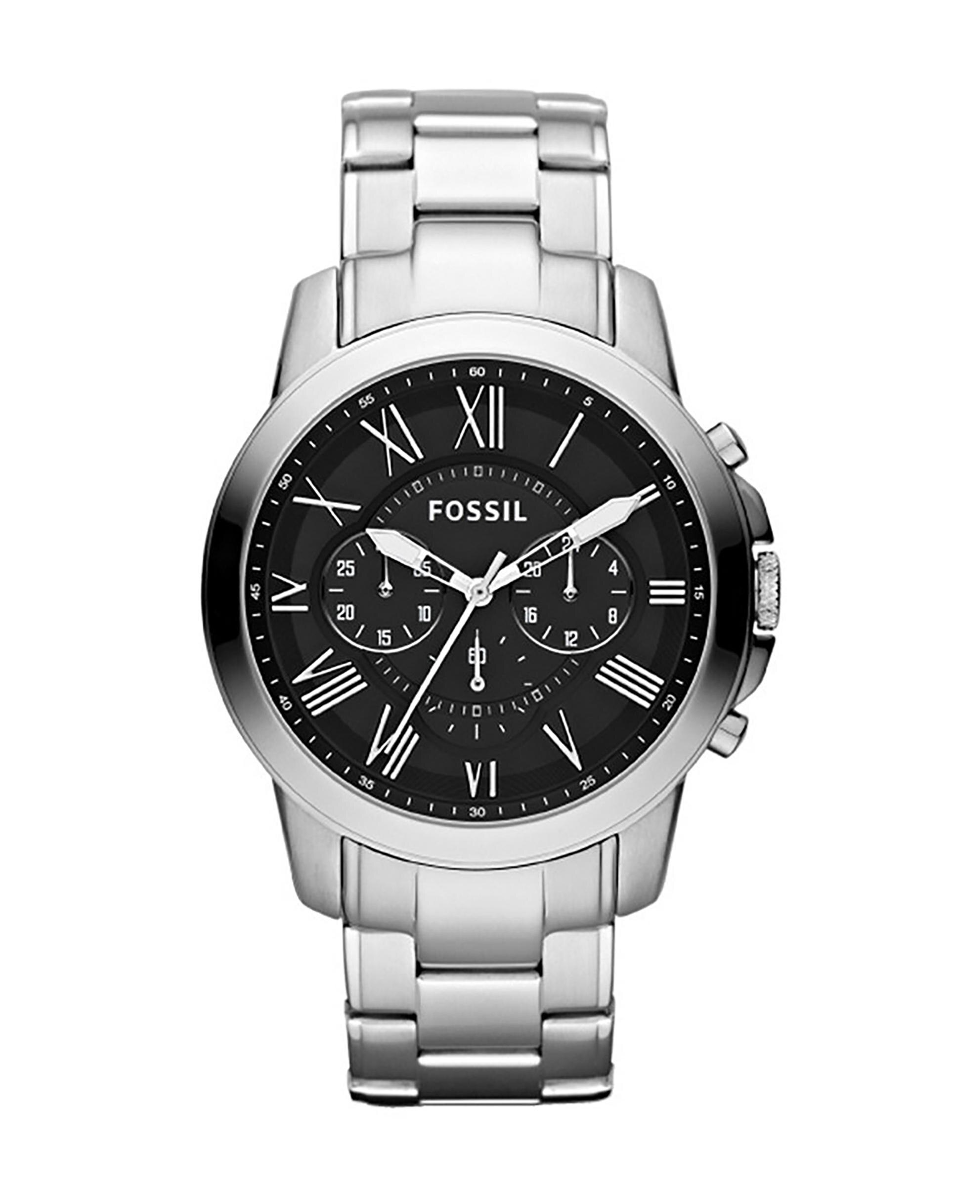 Reloj de hombre grant fs4736 chrono de acero - Fossil - Plateado Plateado-4