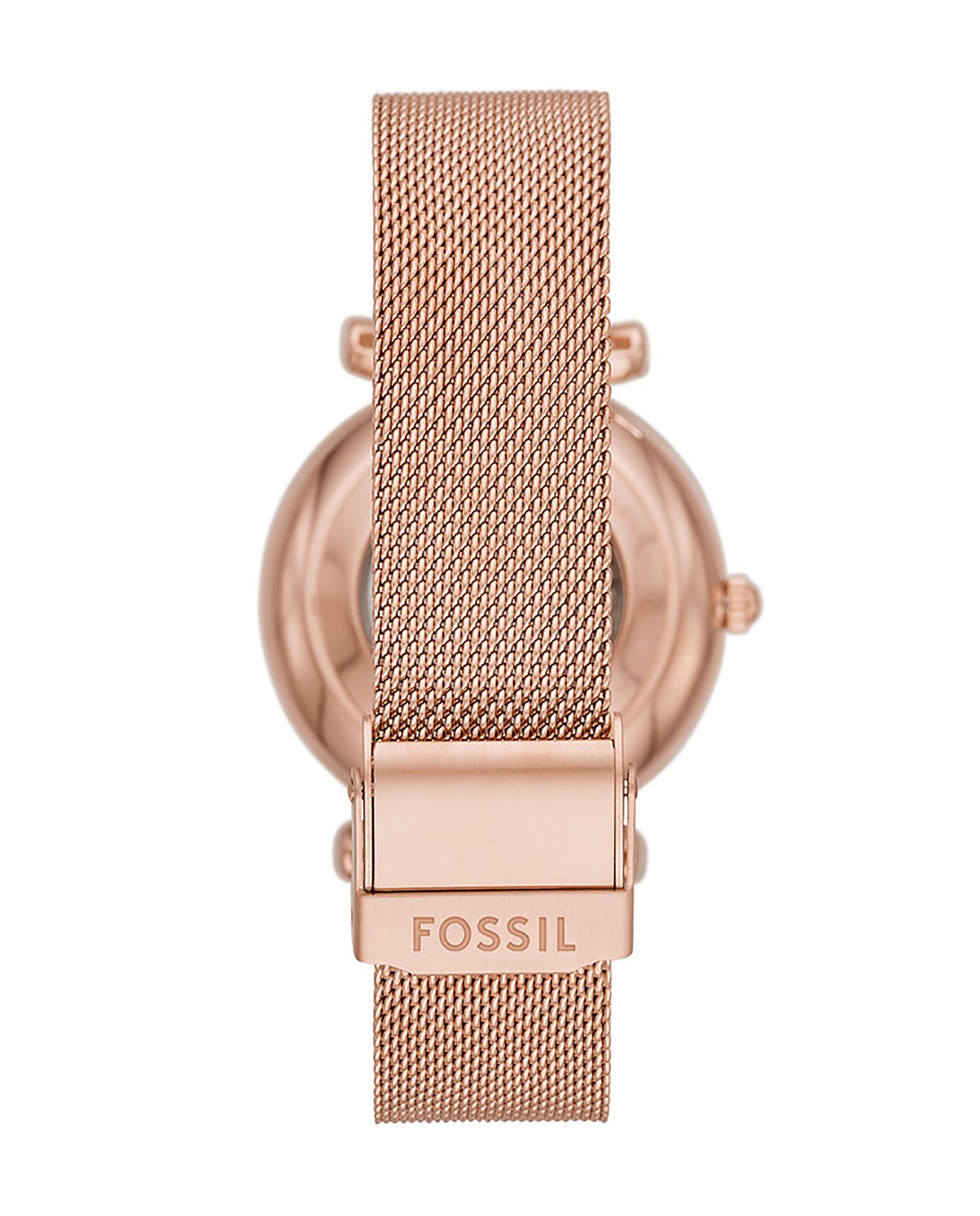 Reloj de mujer carlie de acero - Fossil - Rosa Rosa-2