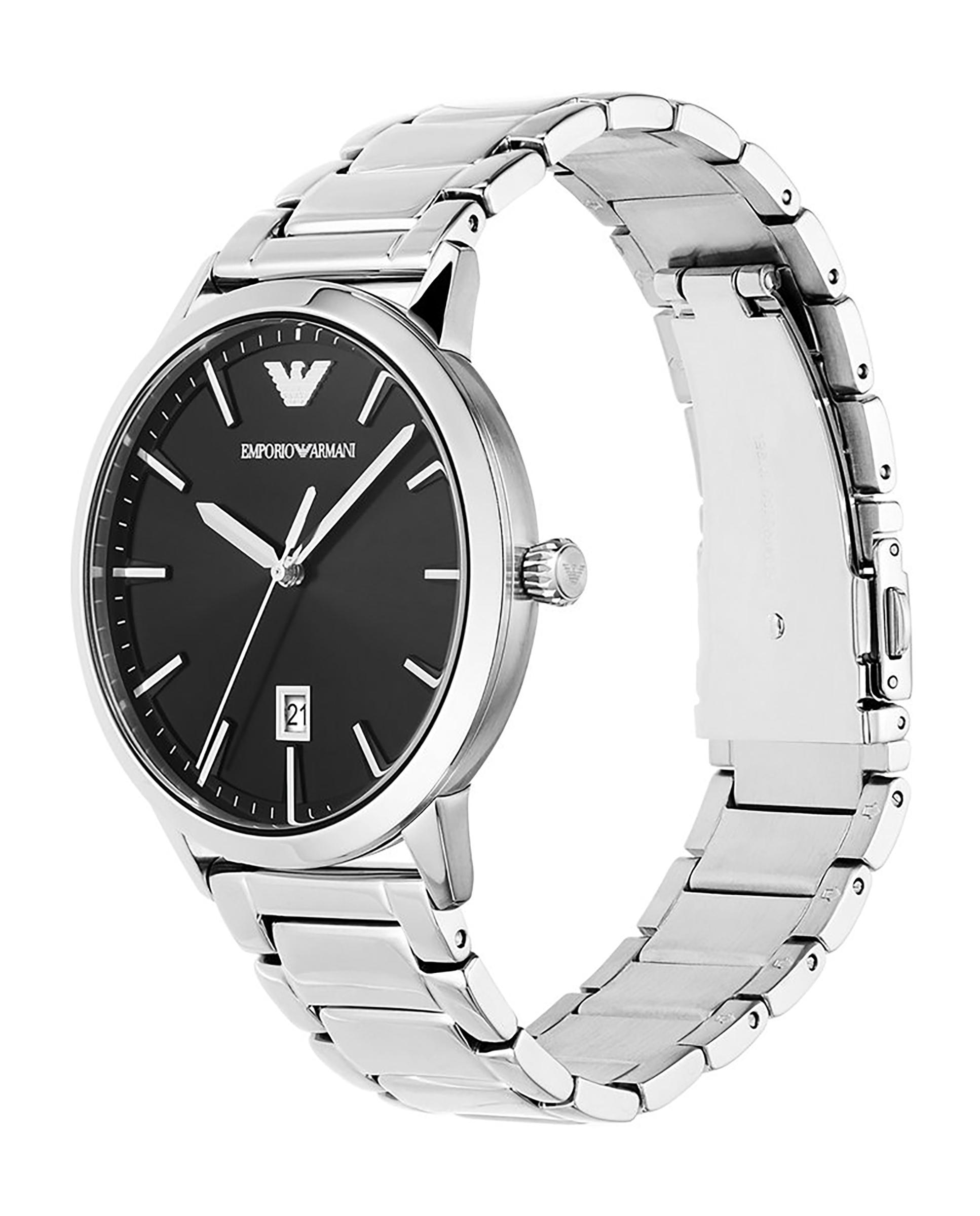 Reloj de hombre ar11310 de acero cierre de mariposa - Emporio Armani - Plateado Plateado-4