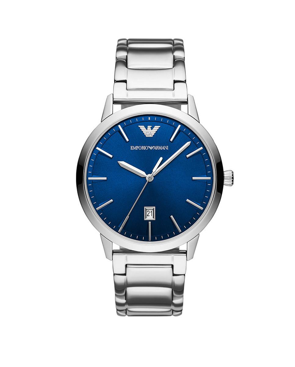 Imagen 0 de Reloj de hombre ar11311 de acero cierre desplegable Plateado