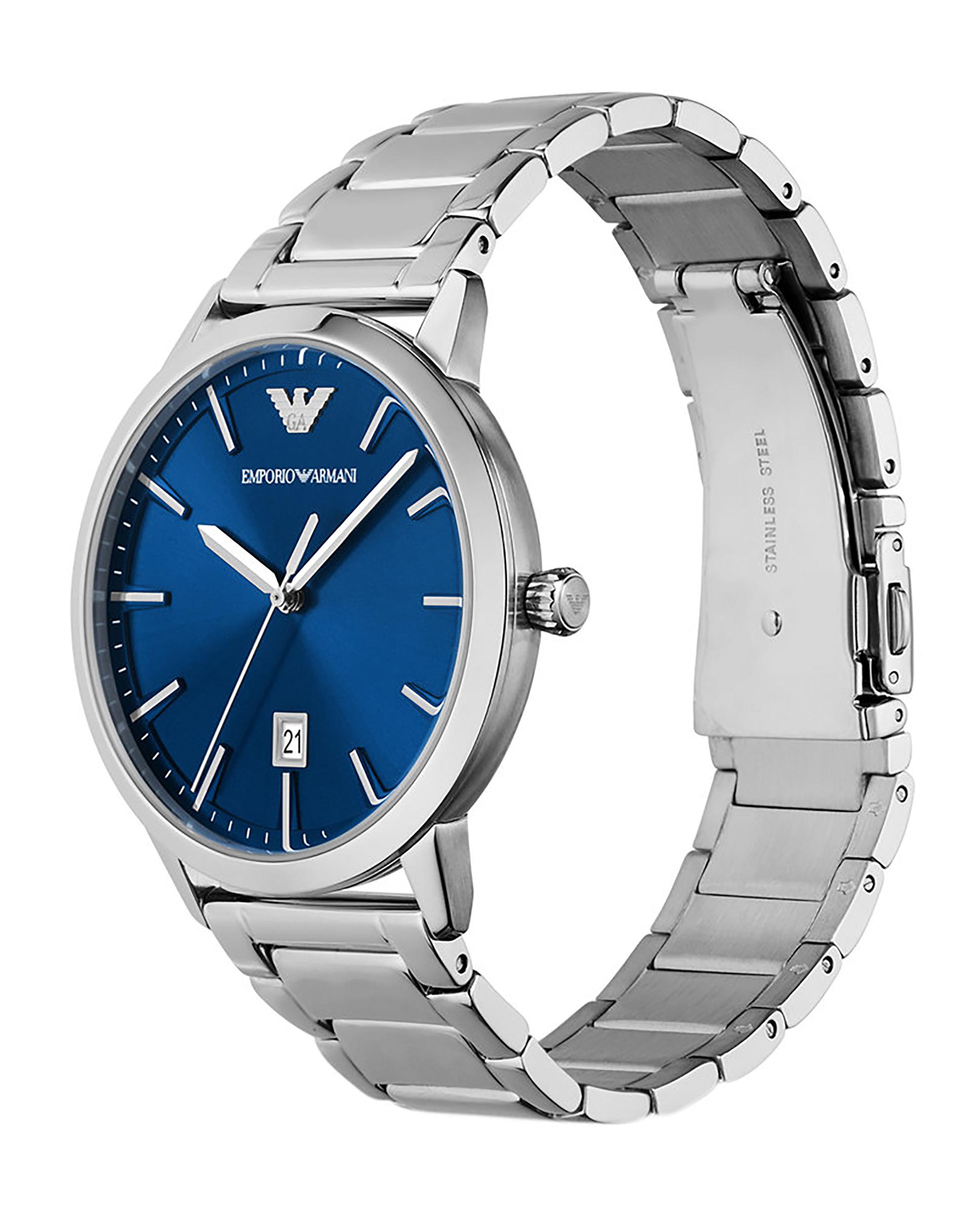 Reloj de hombre ar11311 de acero cierre desplegable - Emporio Armani - Plateado Plateado-4