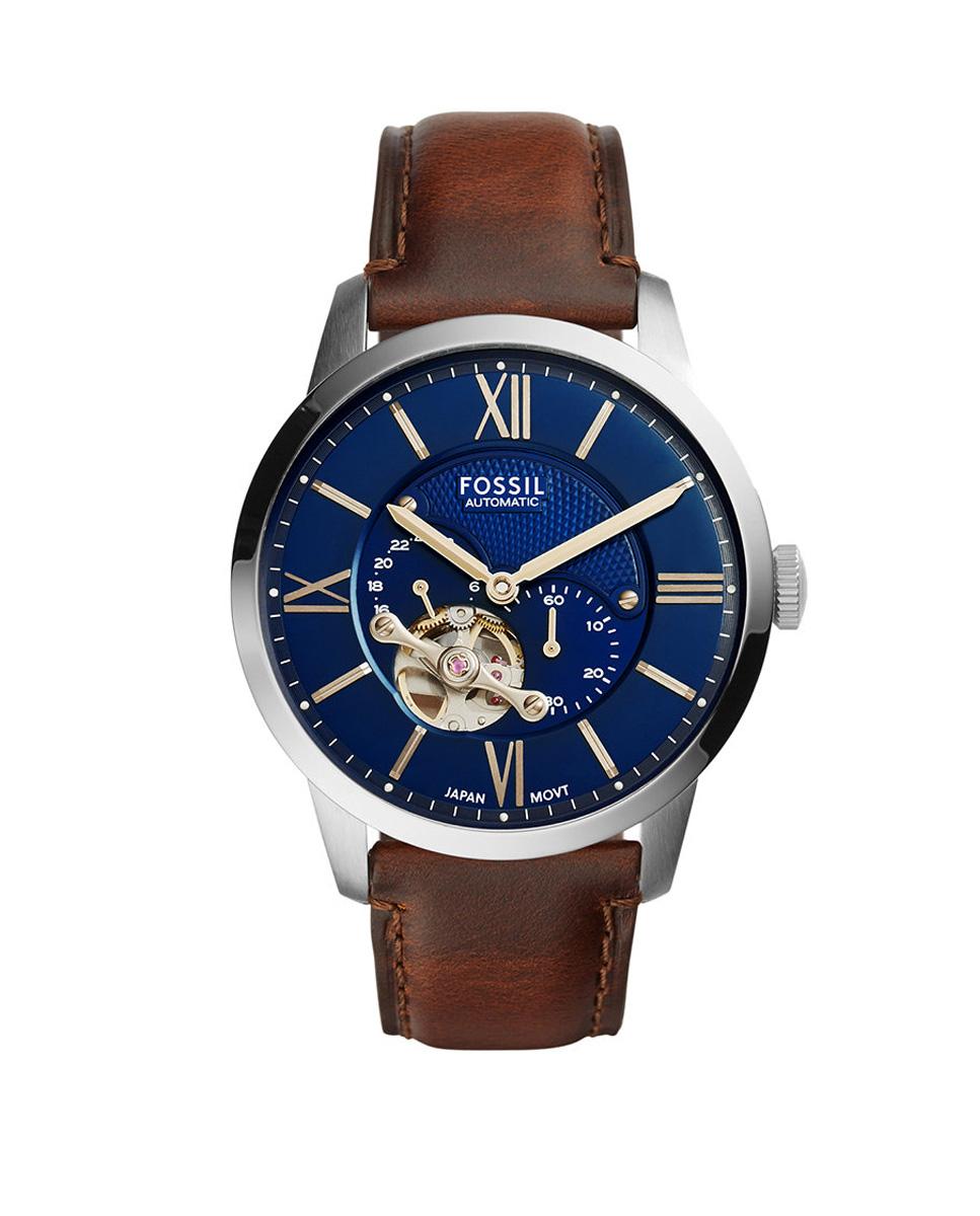 Reloj de hombre townsman de piel - Fossil - Marrón Marrón-1