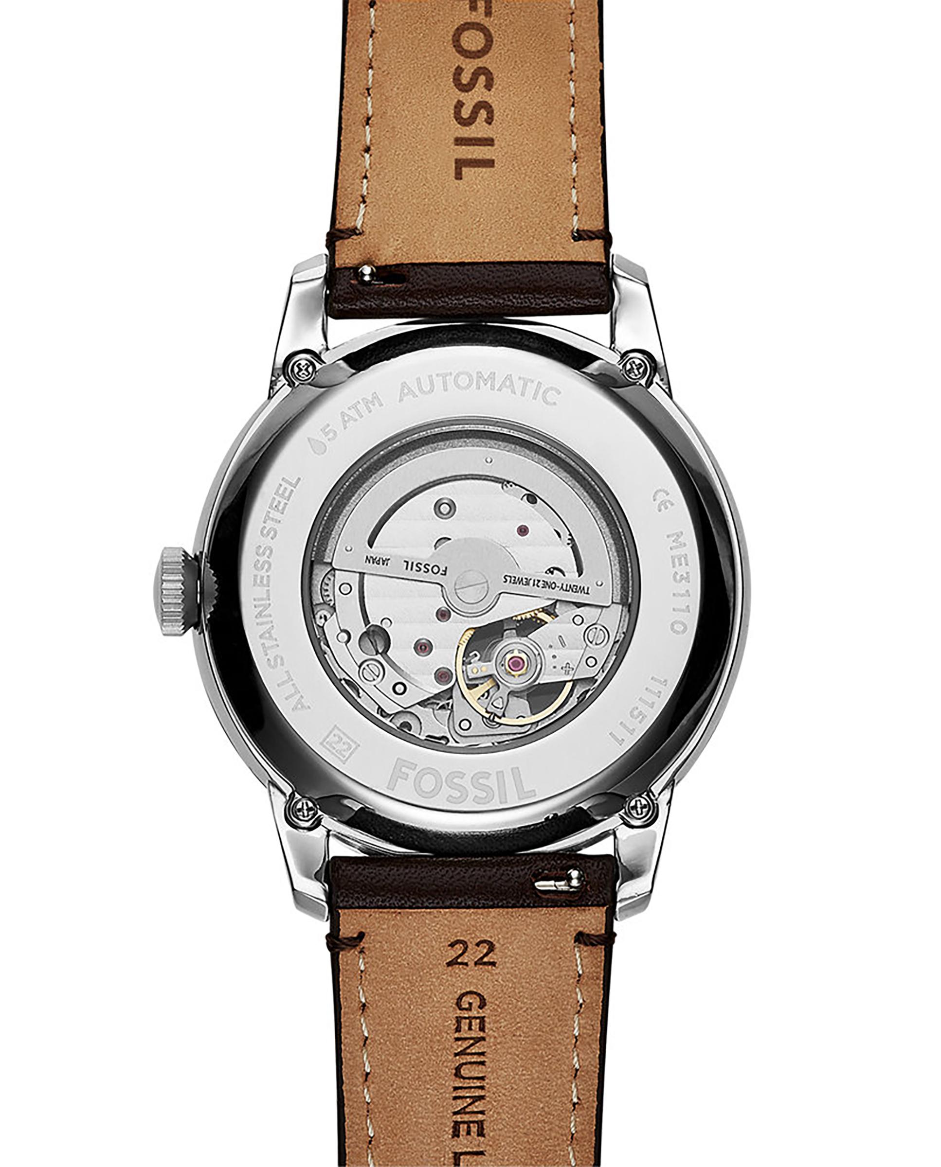 Reloj de hombre townsman de piel - Fossil - Marrón Marrón-3