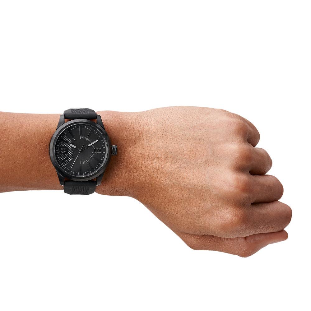 Reloj de hombre rasp dz1807 de acero inoxidable con tres agujas - Diesel - Negro Negro-4