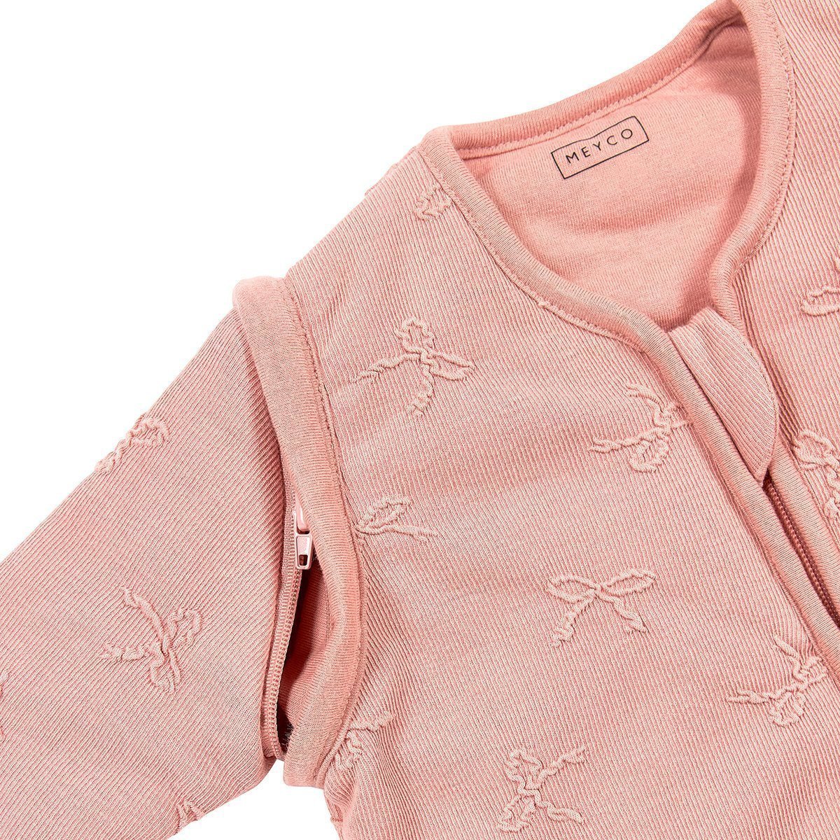 Saco dormir con mangas desmontables meyco - Rosa Colorete Rosa Colorete-4